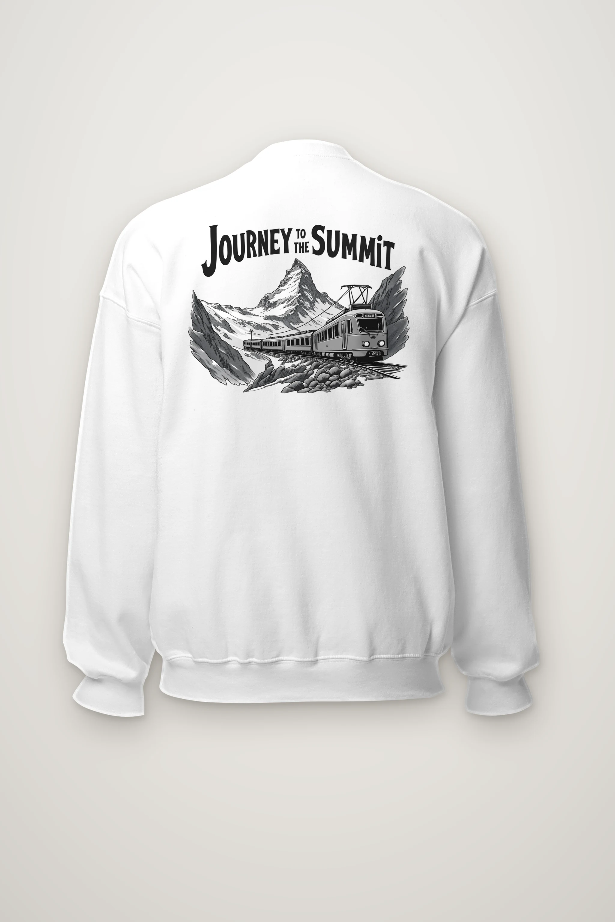 "Alpine Rail Reverie" Heavy Blend Unisex Crewneck Sweatshirt