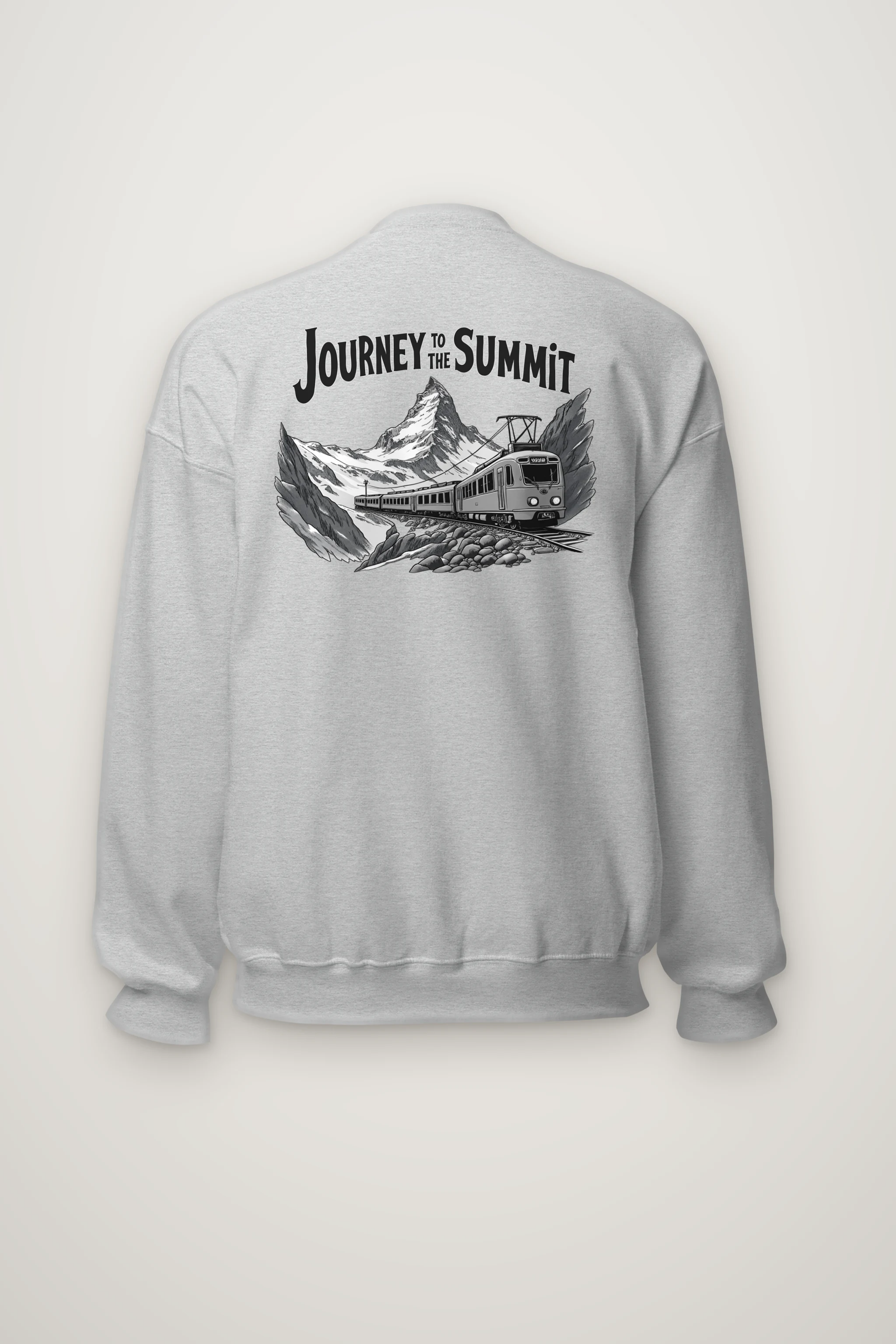 "Alpine Rail Reverie" Heavy Blend Unisex Crewneck Sweatshirt