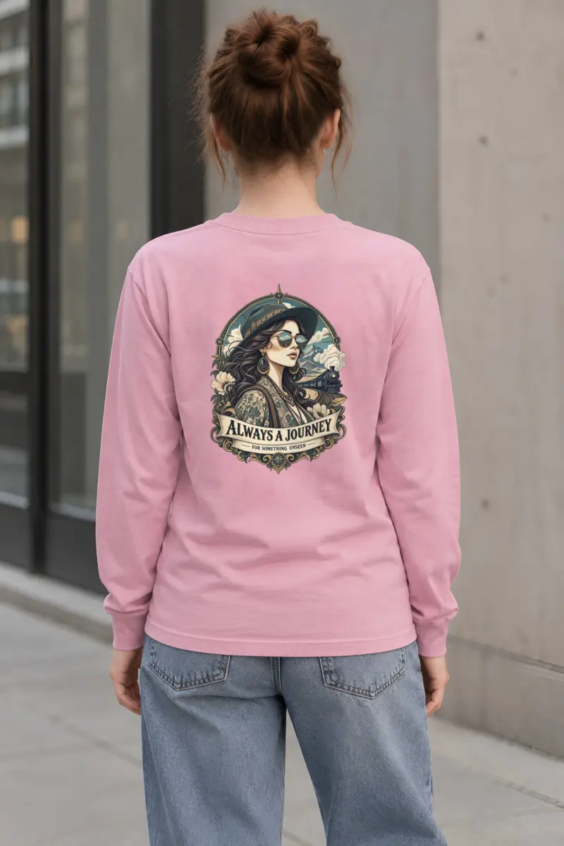 "Always A Journey" Unisex Longsleeve T-shirt