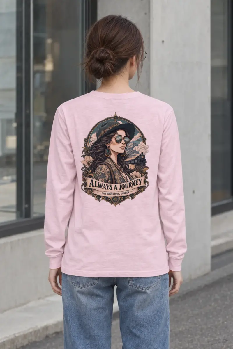 "Always A Journey" Unisex Longsleeve T-shirt