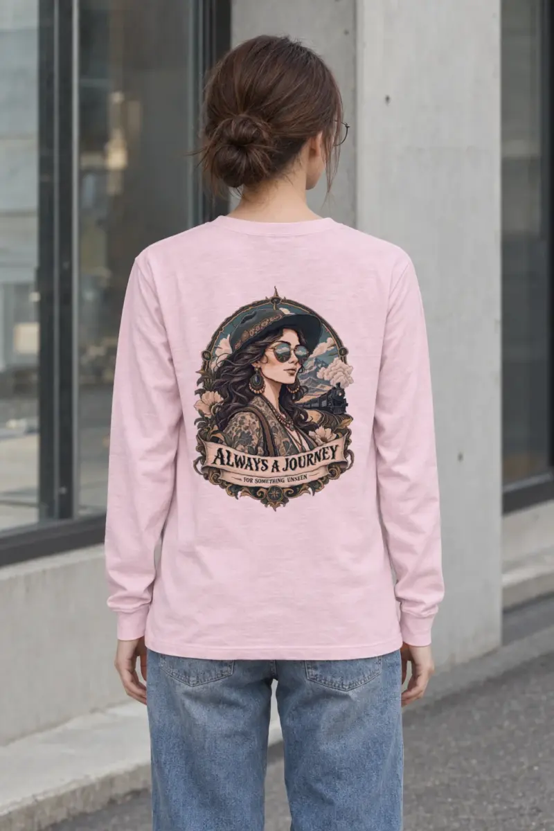 "Always A Journey" Unisex Longsleeve T-shirt