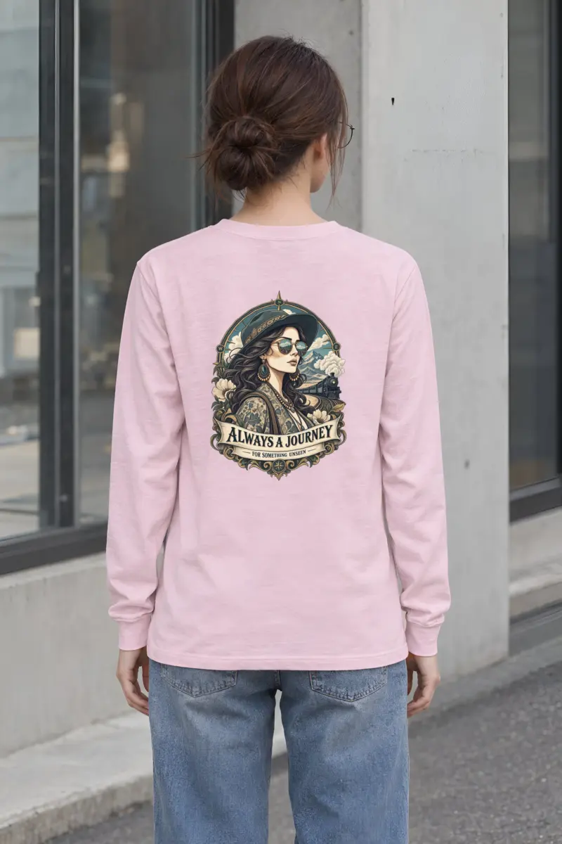 "Always A Journey" Unisex Longsleeve T-shirt