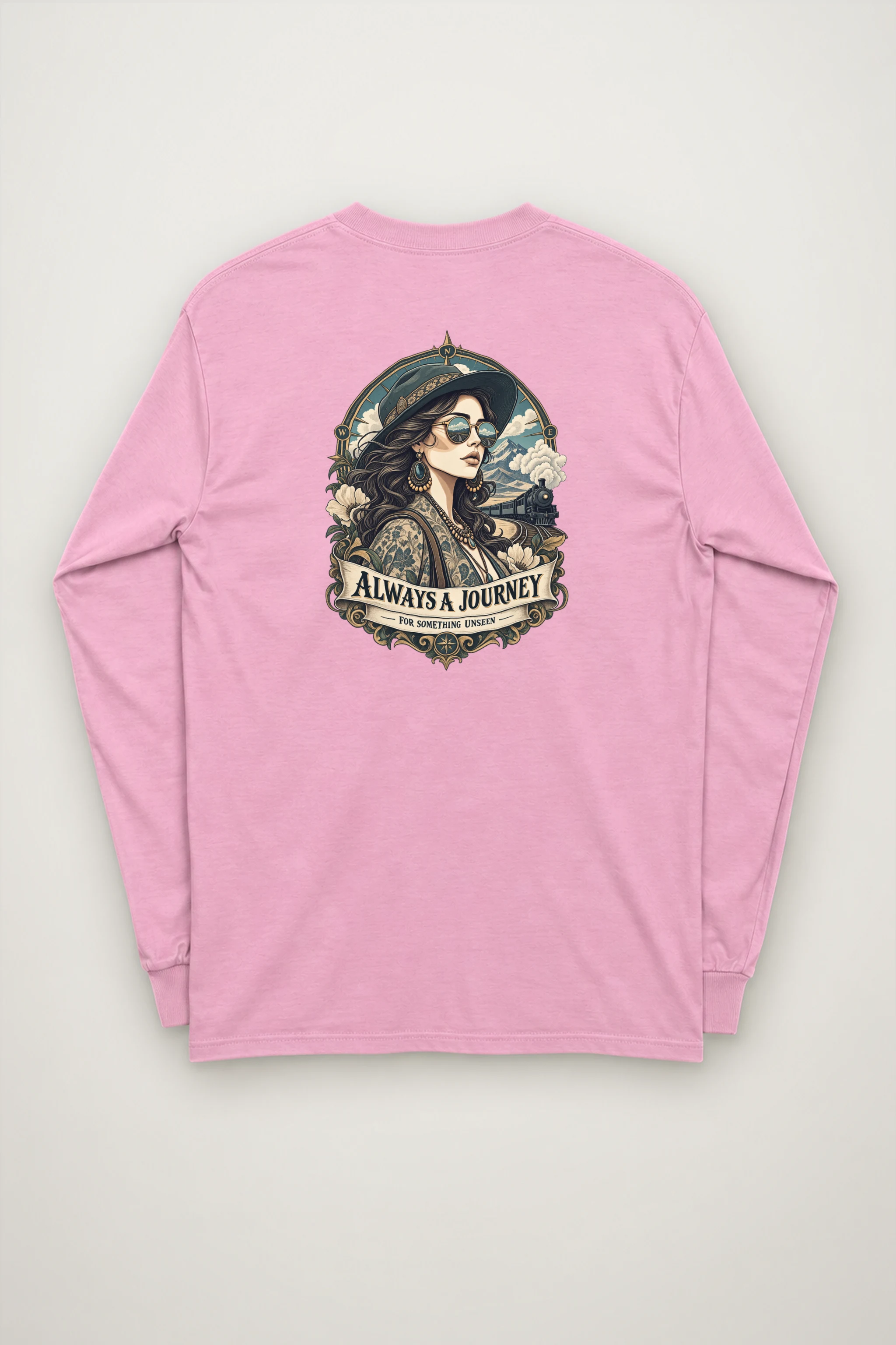 "Always A Journey" Unisex Longsleeve T-shirt