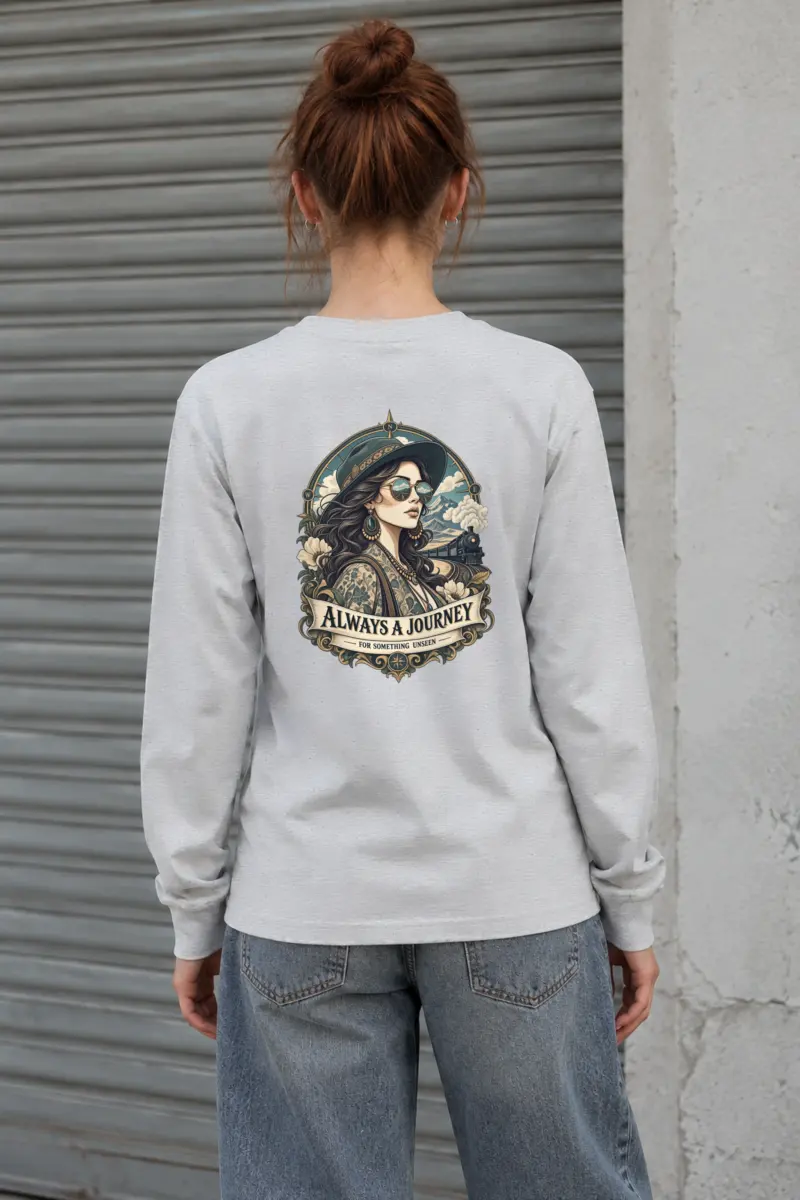 "Always A Journey" Unisex Longsleeve T-shirt