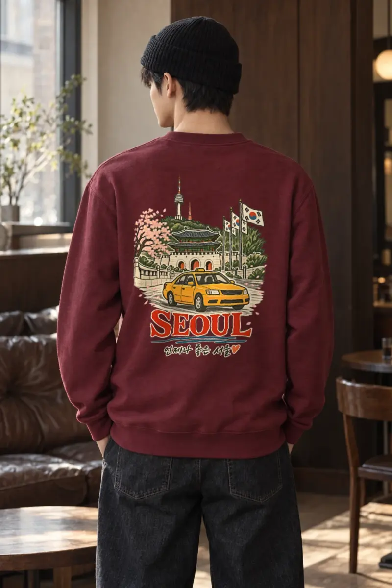 "Always Good Seoul" Heavy Blend Unisex Crewneck Sweatshirt