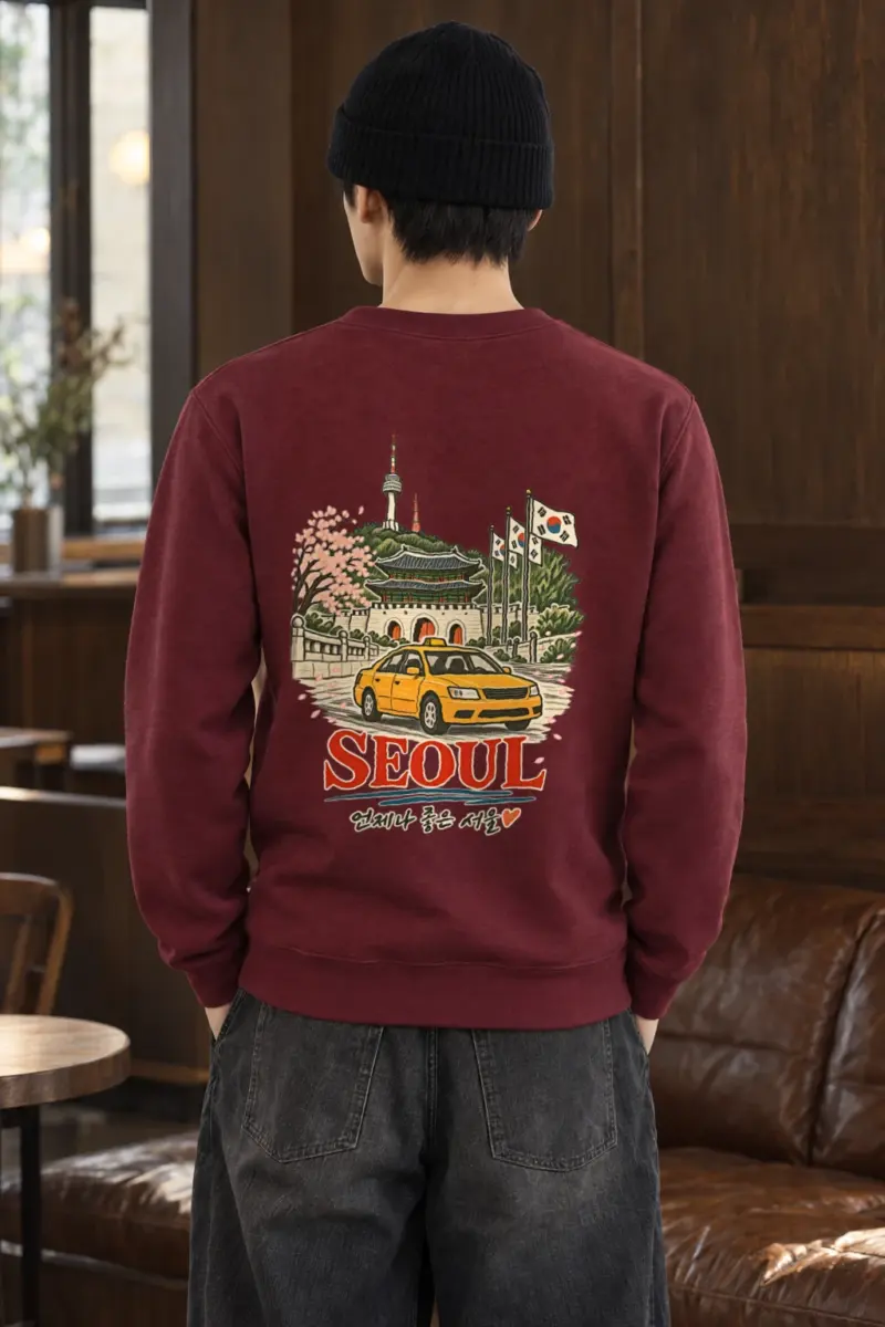 "Always Good Seoul" Heavy Blend Unisex Crewneck Sweatshirt