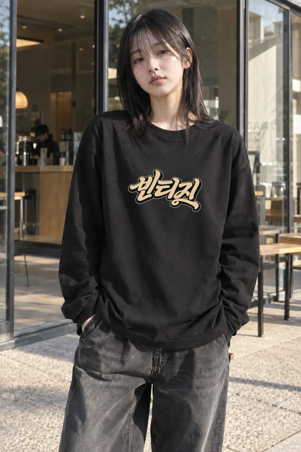 "Always Retro Script" Unisex Longsleeve T-shirt | Gildan 2400