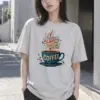 "Always Time For Coffee" Heavyweight Unisex Crewneck T-shirt | Gildan 5000