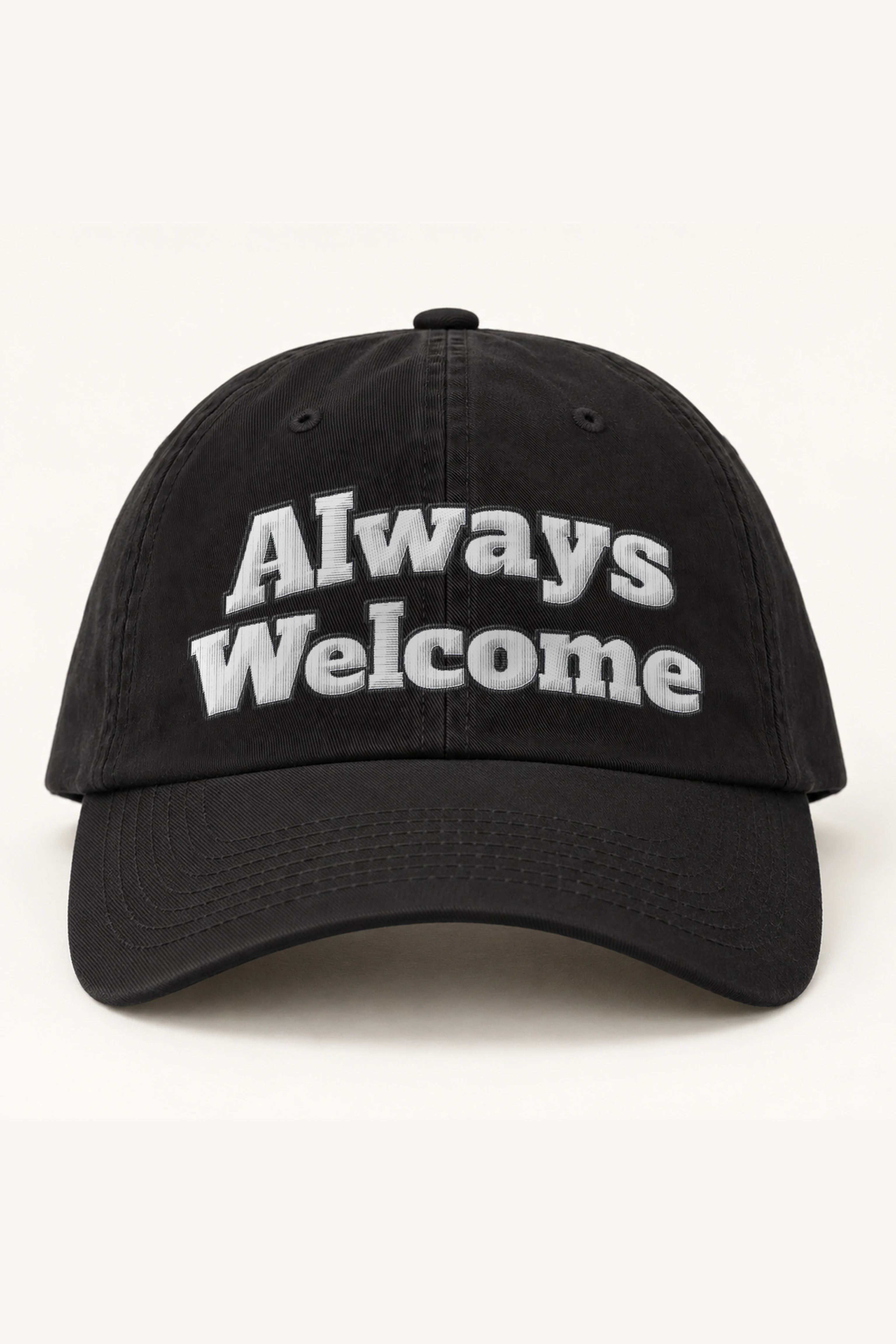 "Always Welcome" Classic Dad Hat · Embroidered