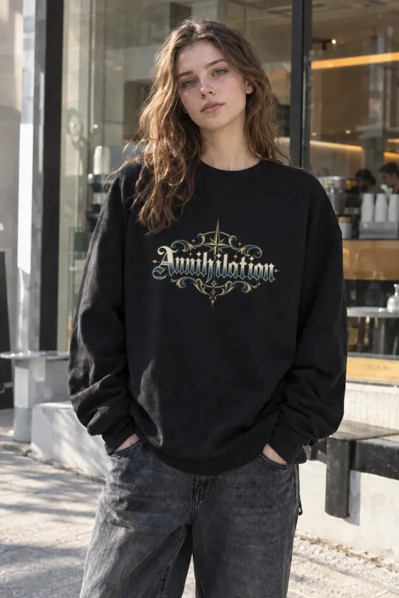 "Ambition Compass" Heavy Blend Unisex Crewneck Sweatshirt | Gildan 18000