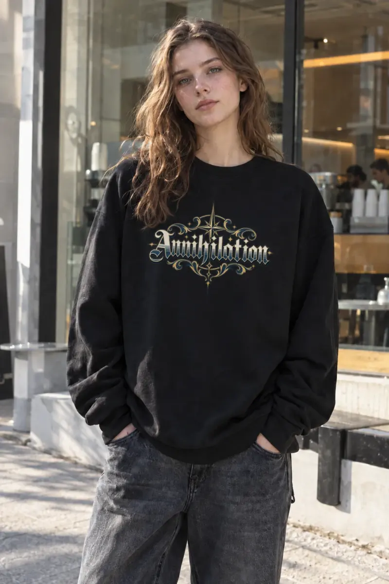 "Ambition Compass" Heavy Blend Unisex Crewneck Sweatshirt | Gildan 18000