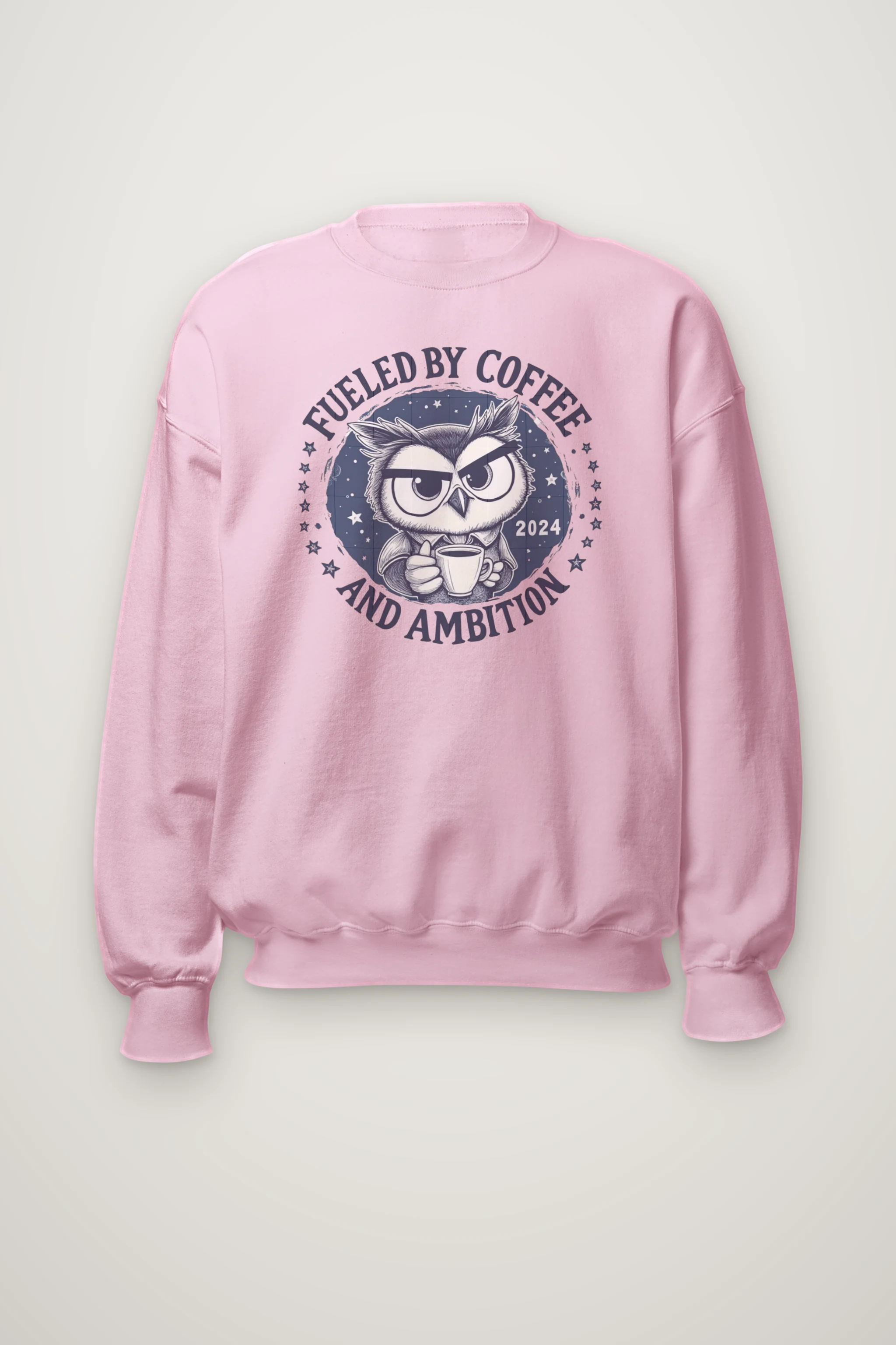 "Ambition Owl" Heavy Blend Unisex Crewneck Sweatshirt