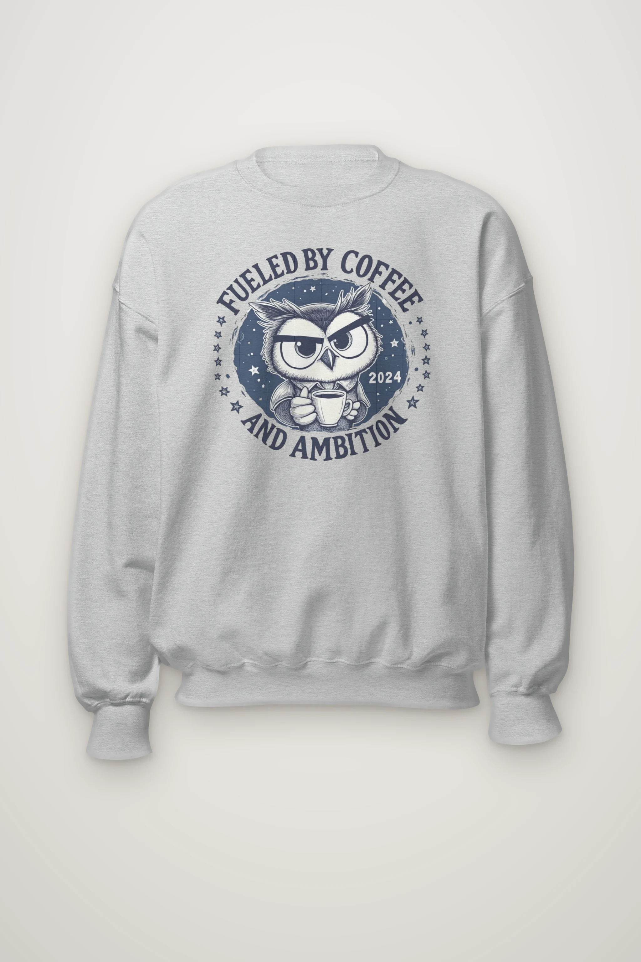 "Ambition Owl" Heavy Blend Unisex Crewneck Sweatshirt
