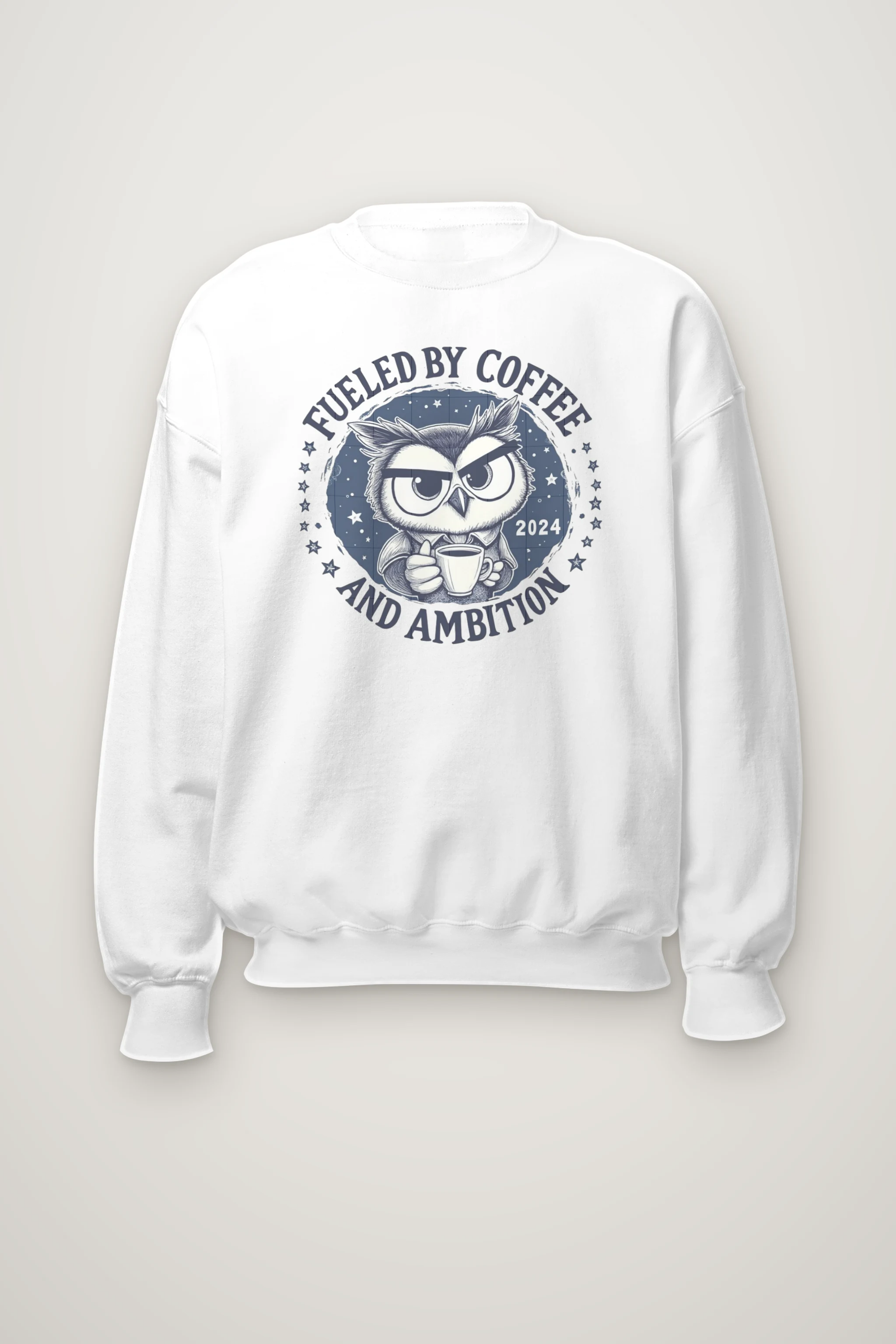 "Ambition Owl" Heavy Blend Unisex Crewneck Sweatshirt