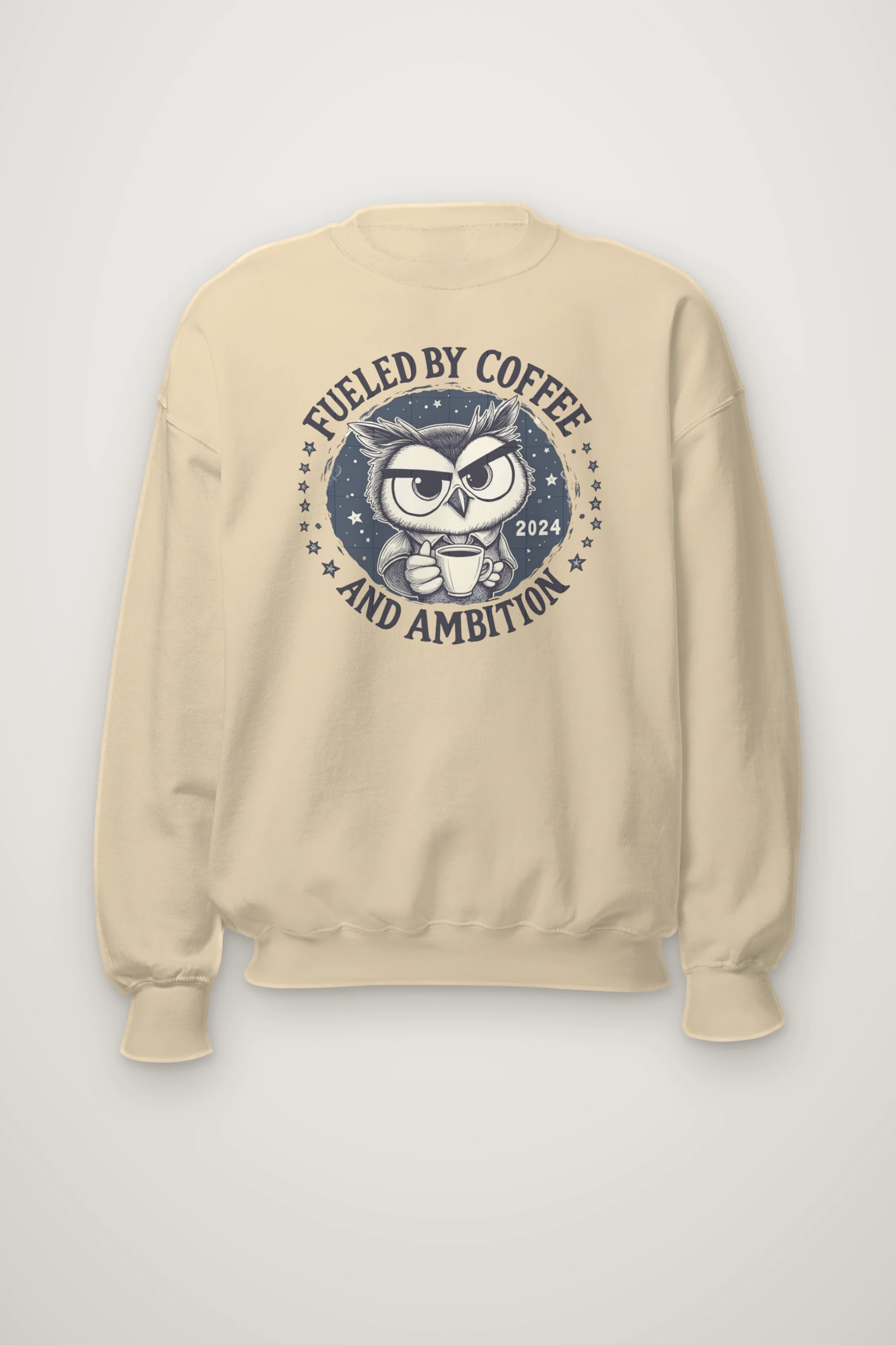 "Ambition Owl" Heavy Blend Unisex Crewneck Sweatshirt