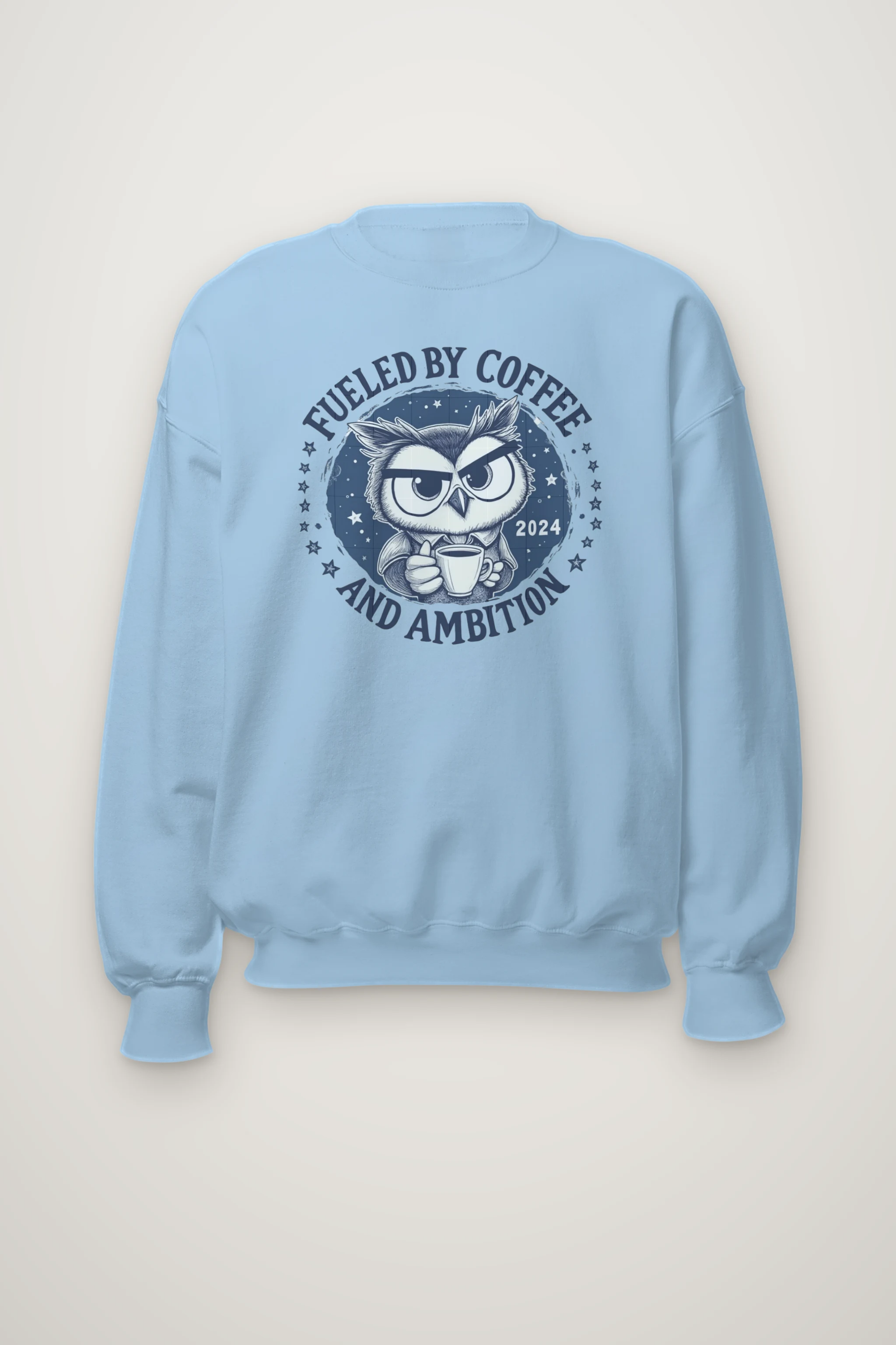 "Ambition Owl" Heavy Blend Unisex Crewneck Sweatshirt