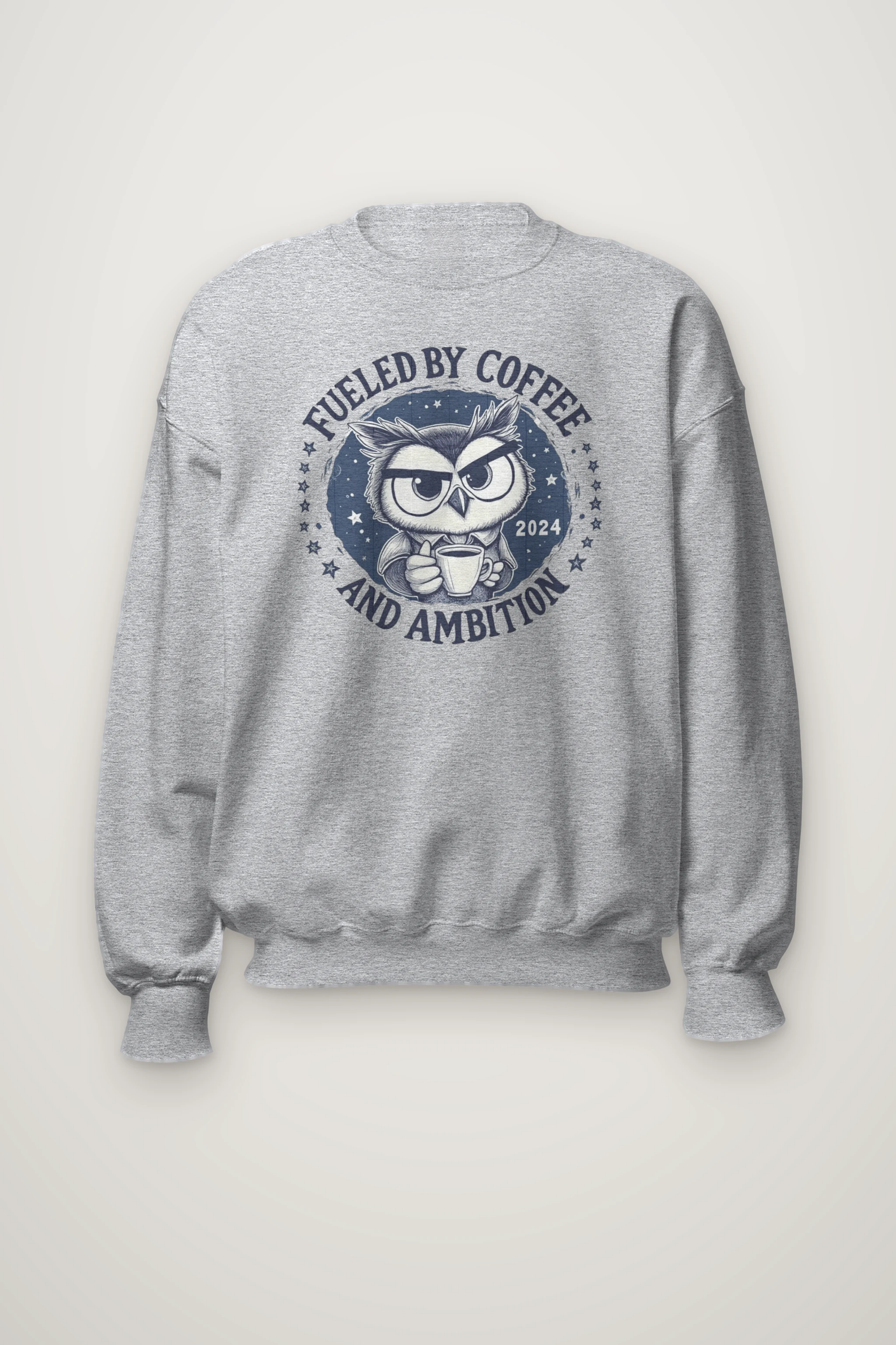 "Ambition Owl" Heavy Blend Unisex Crewneck Sweatshirt