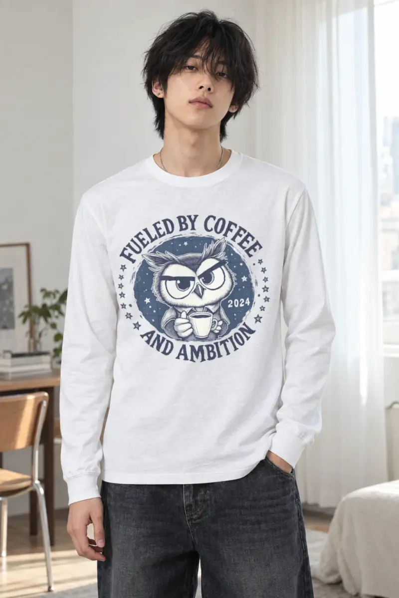 "Ambition Owl" Unisex Longsleeve T-shirt