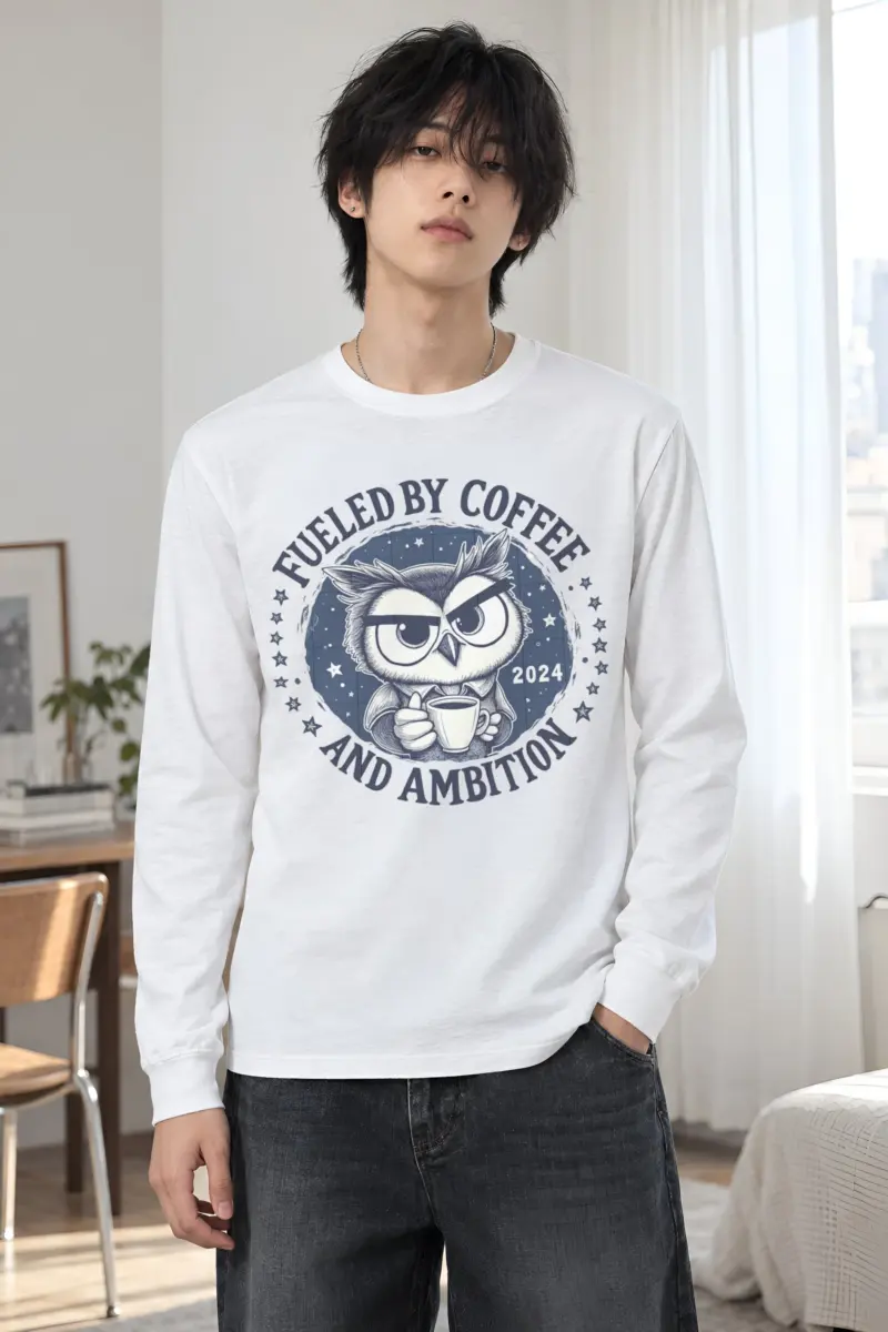 "Ambition Owl" Unisex Longsleeve T-shirt