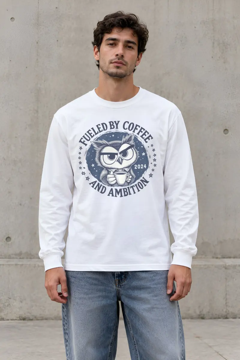 "Ambition Owl" Unisex Longsleeve T-shirt