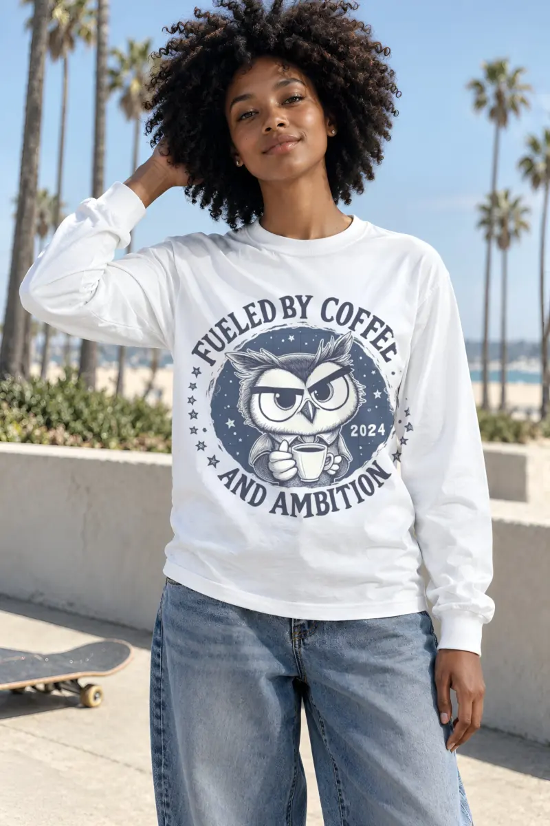 "Ambition Owl" Unisex Longsleeve T-shirt