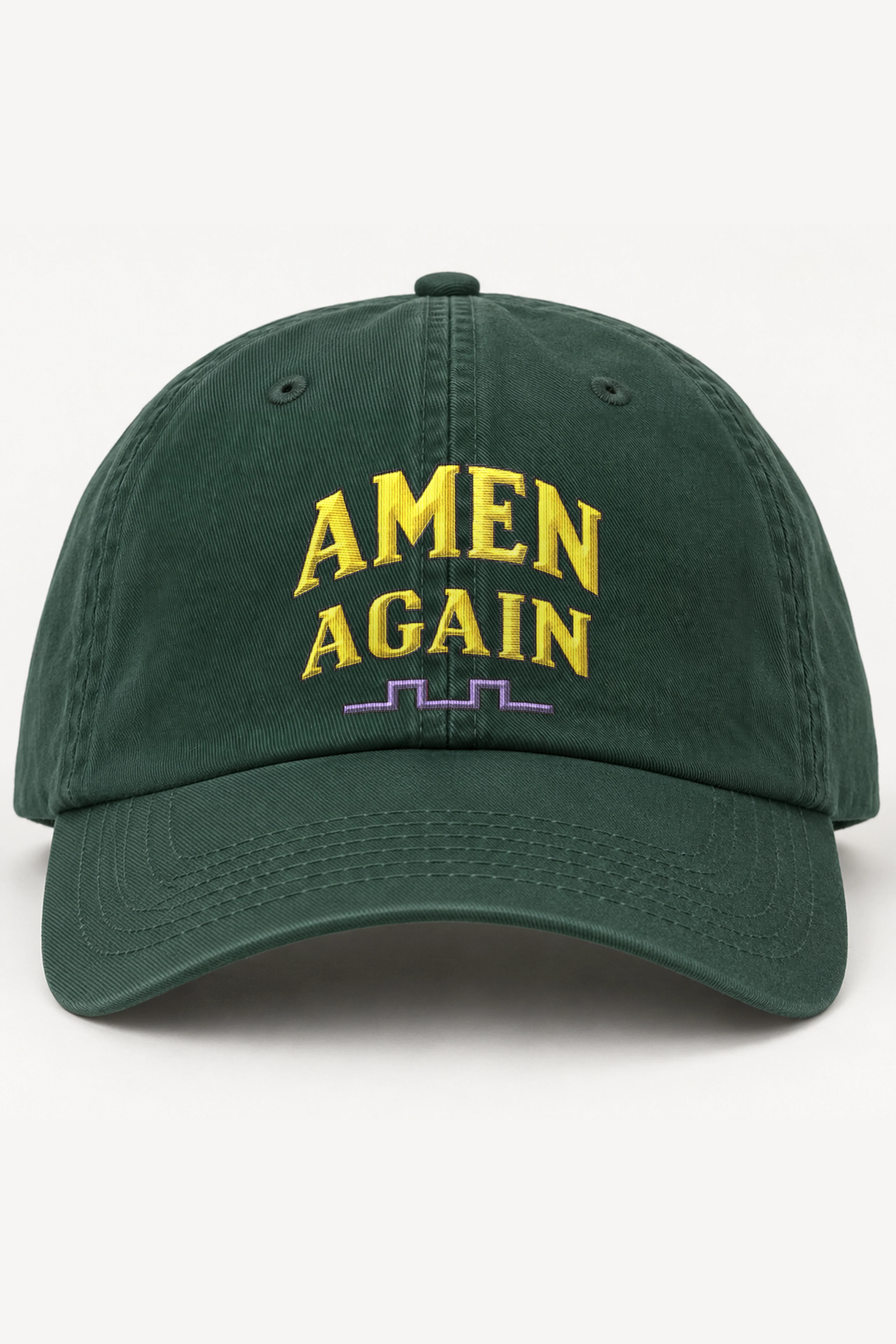 "Amen Again Waveform" Classic Dad Hat · Embroidered