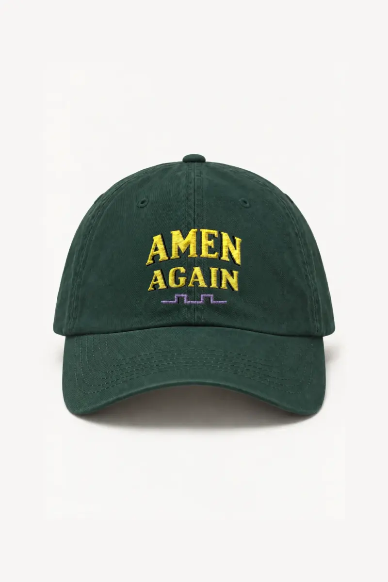 “Amen Again Waveform” Classic Dad Hat · Embroidered | Yupoong 6245CM