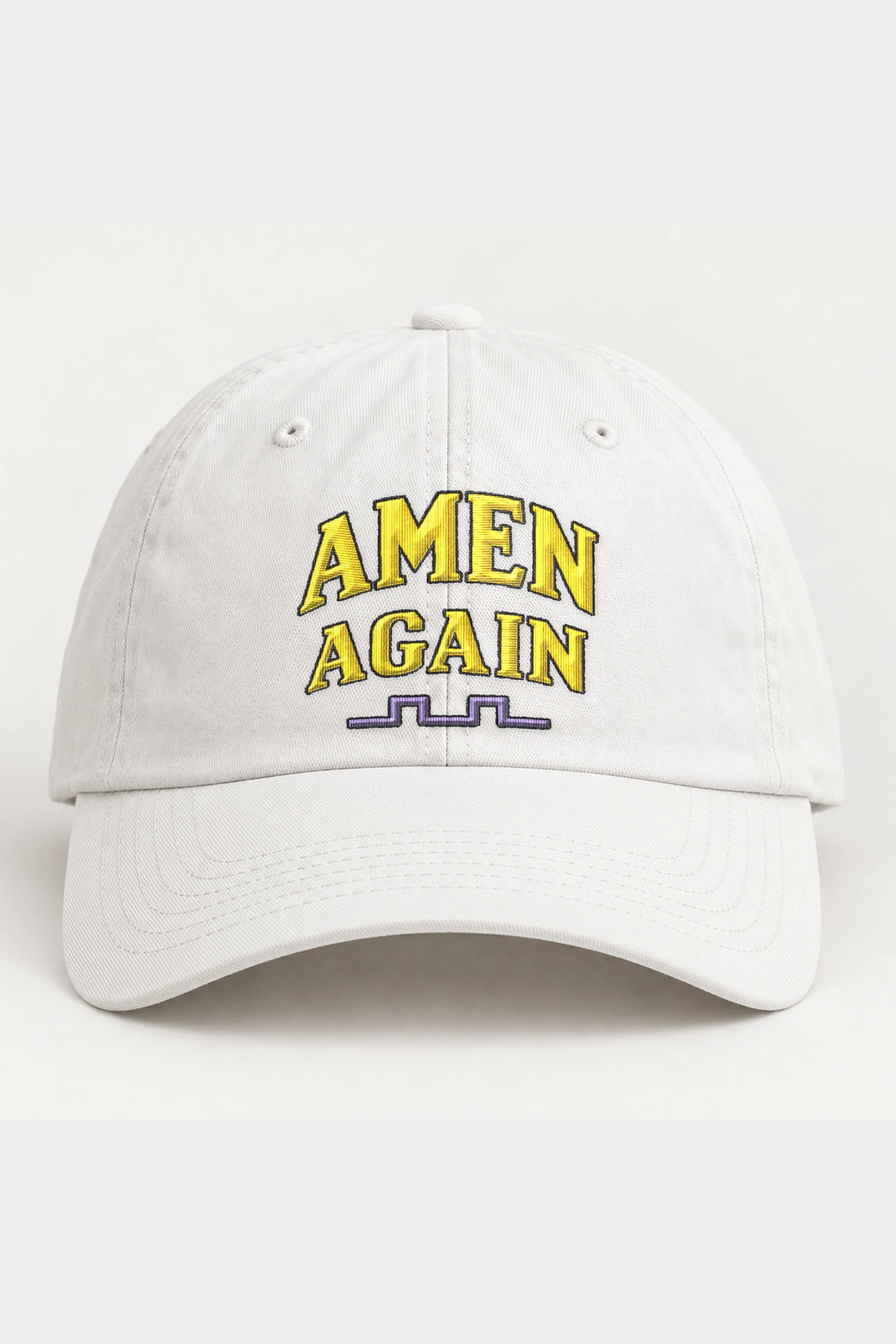 "Amen Again Waveform" Classic Dad Hat · Embroidered