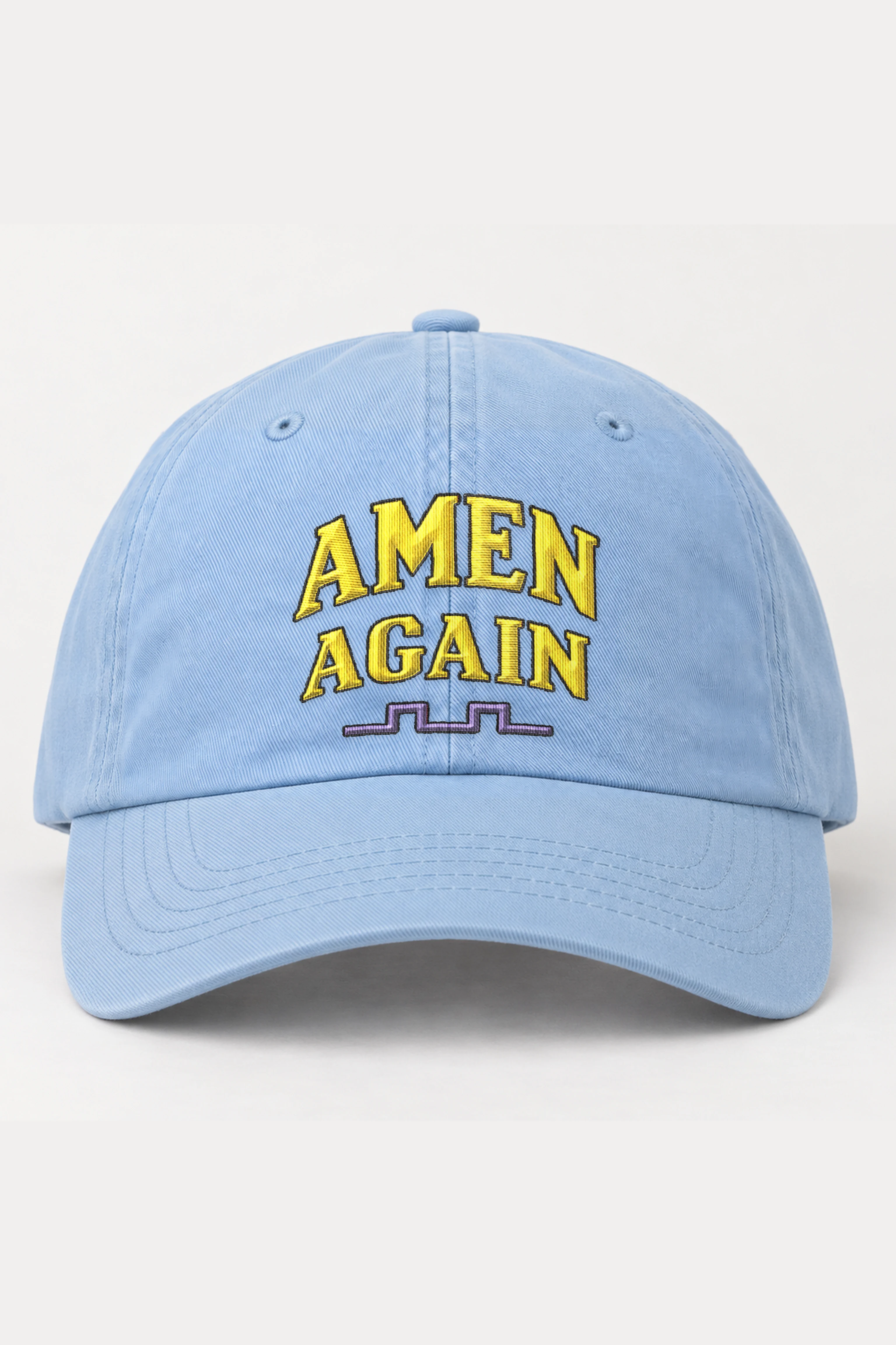 "Amen Again Waveform" Classic Dad Hat · Embroidered