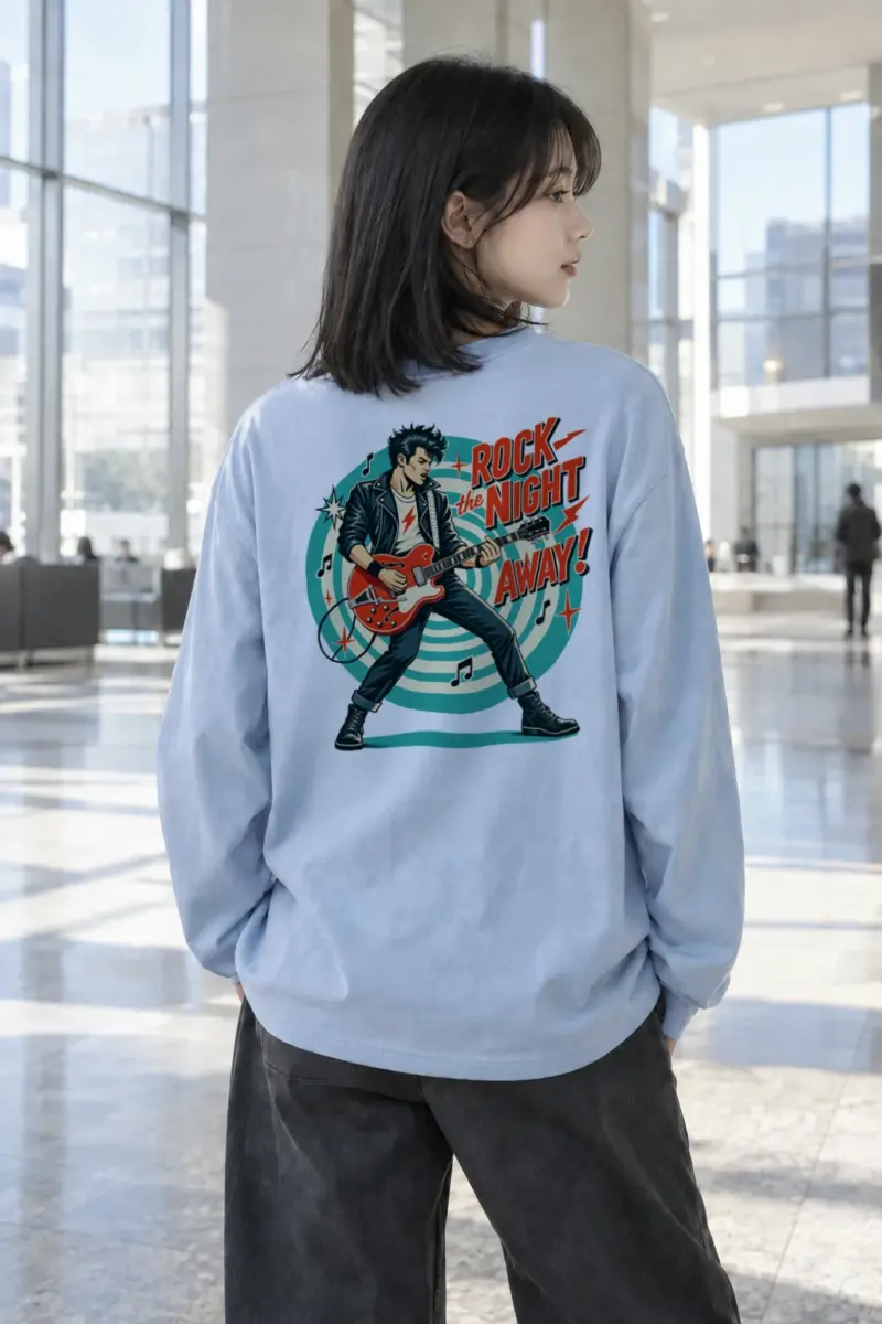 "Amplified After Dark" Unisex Longsleeve T-shirt | Gildan 2400