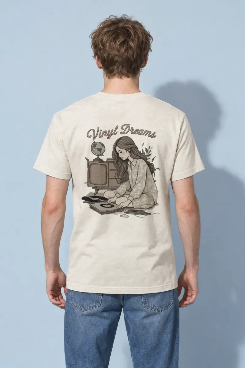 "Analog Arrangement" Heavyweight Unisex Crewneck T-shirt