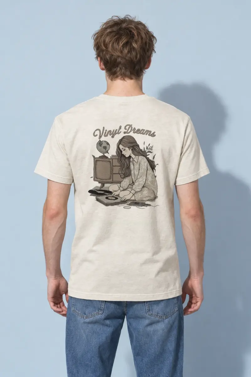 "Analog Arrangement" Heavyweight Unisex Crewneck T-shirt