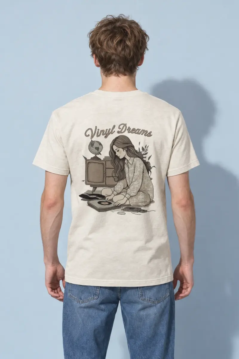 "Analog Arrangement" Heavyweight Unisex Crewneck T-shirt