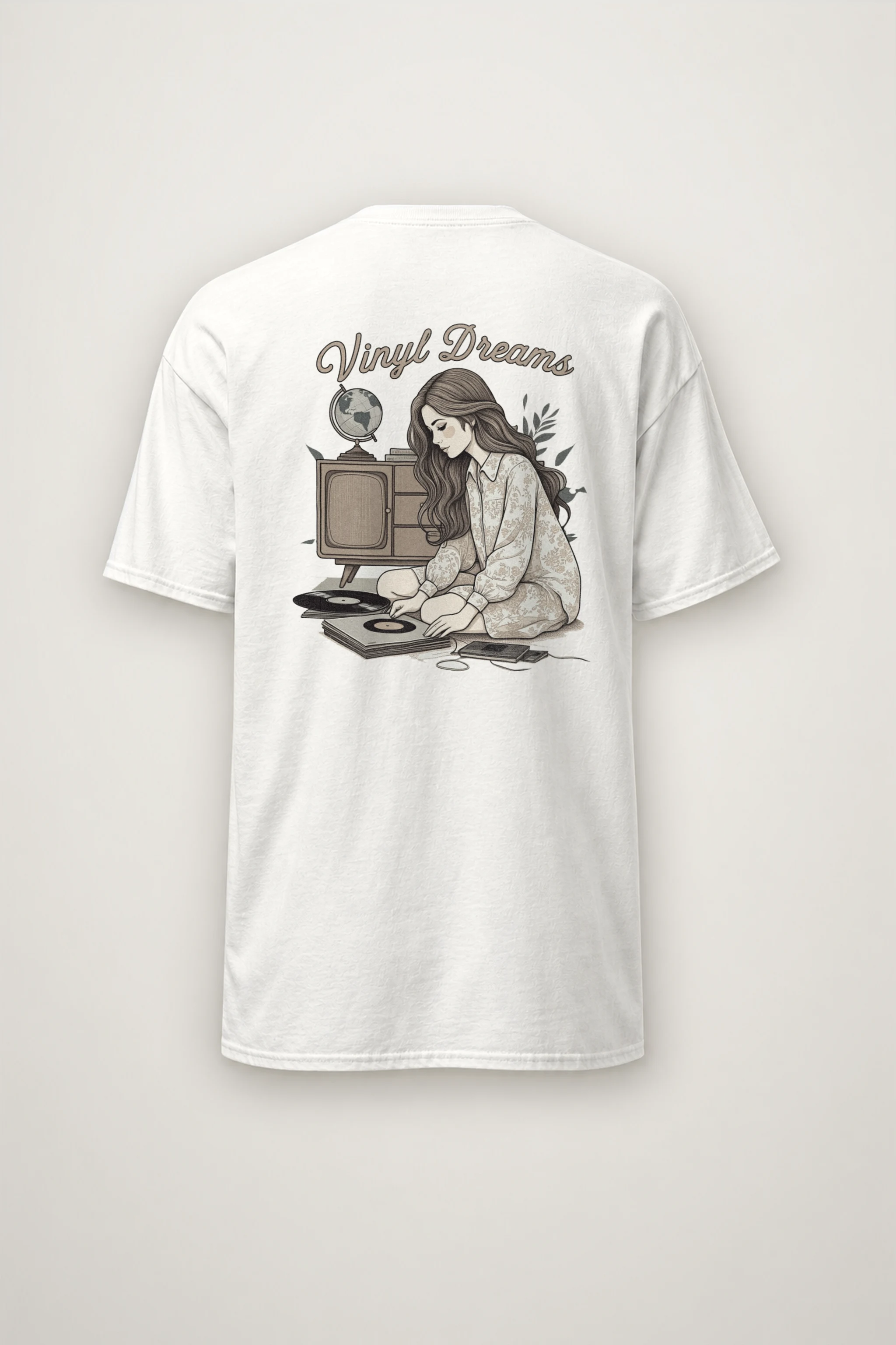 "Analog Arrangement" Heavyweight Unisex Crewneck T-shirt