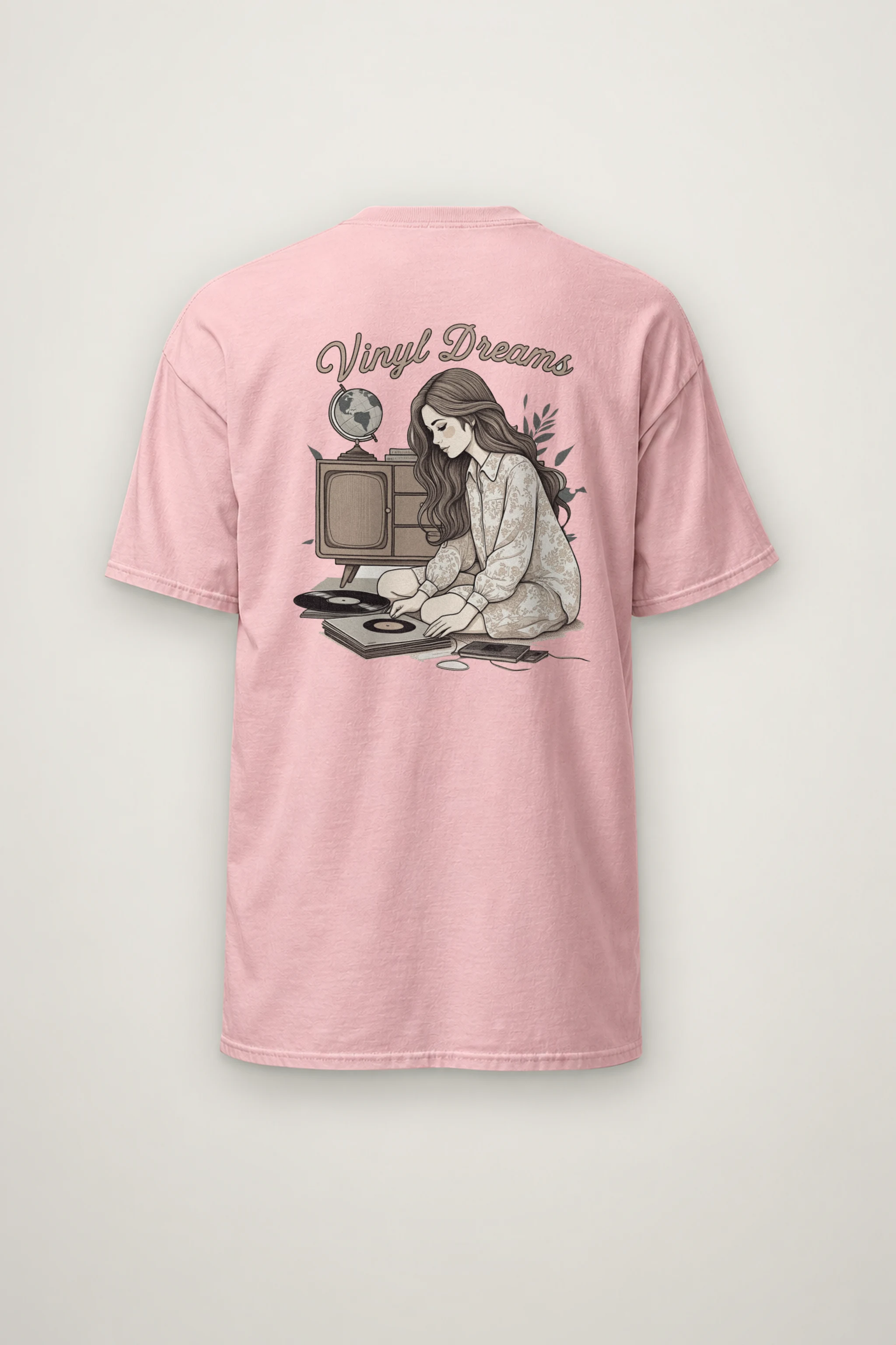 "Analog Arrangement" Heavyweight Unisex Crewneck T-shirt
