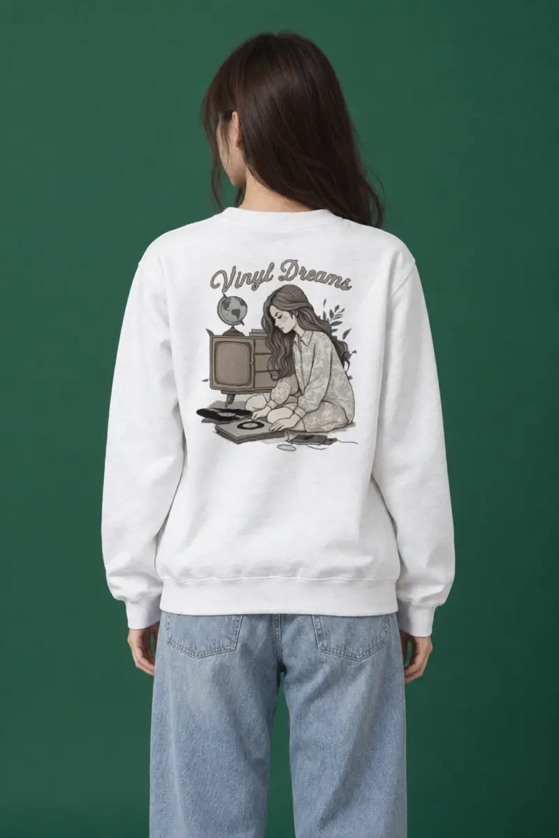 "Analog Study" Heavy Blend Unisex Crewneck Sweatshirt