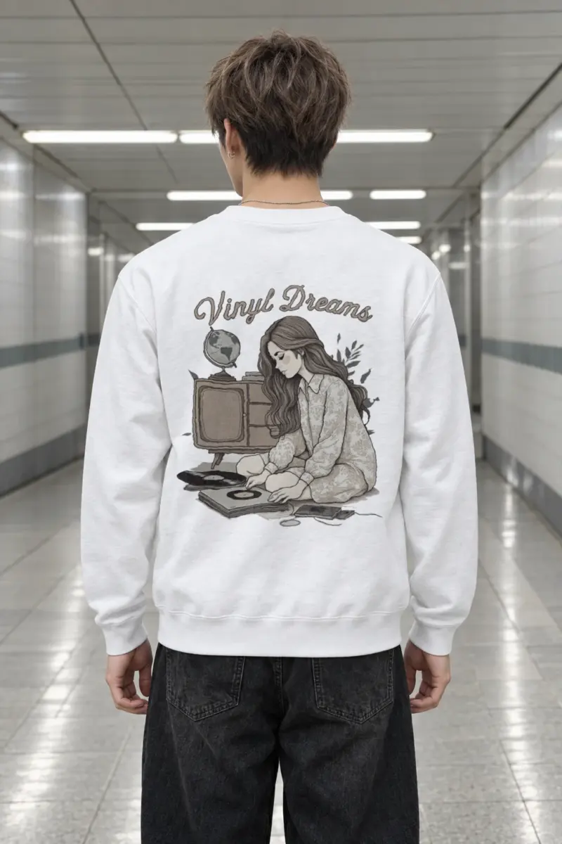 "Analog Study" Heavy Blend Unisex Crewneck Sweatshirt