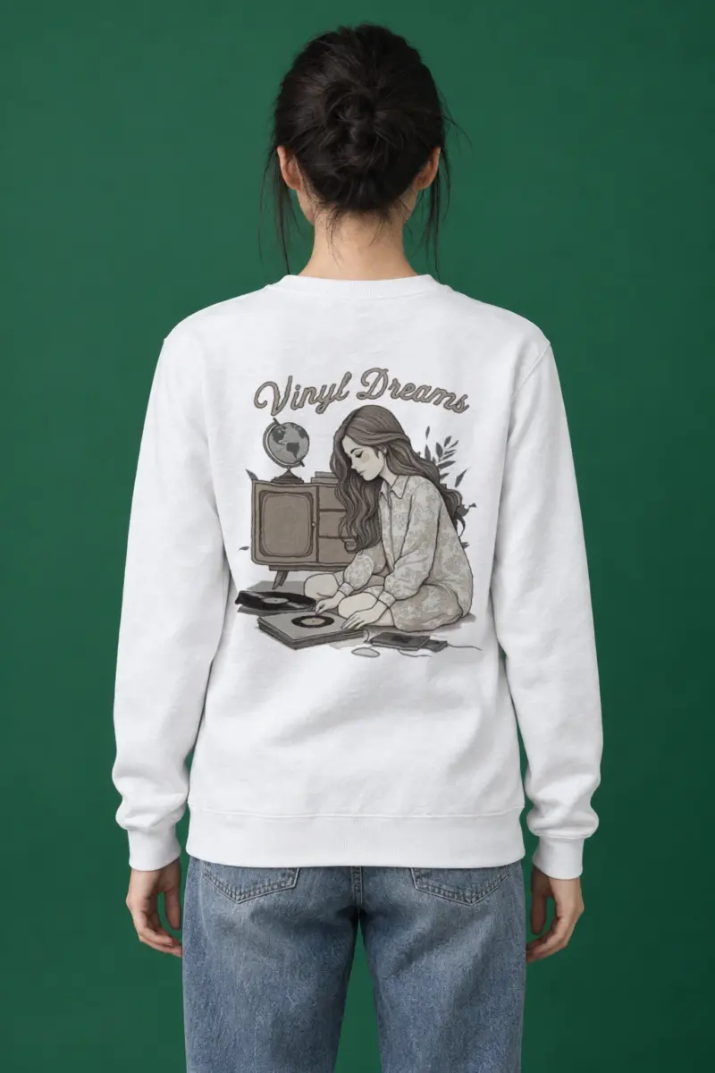 "Analog Study" Heavy Blend Unisex Crewneck Sweatshirt