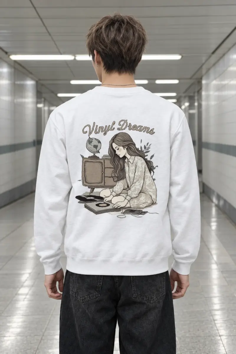 "Analog Study" Heavy Blend Unisex Crewneck Sweatshirt