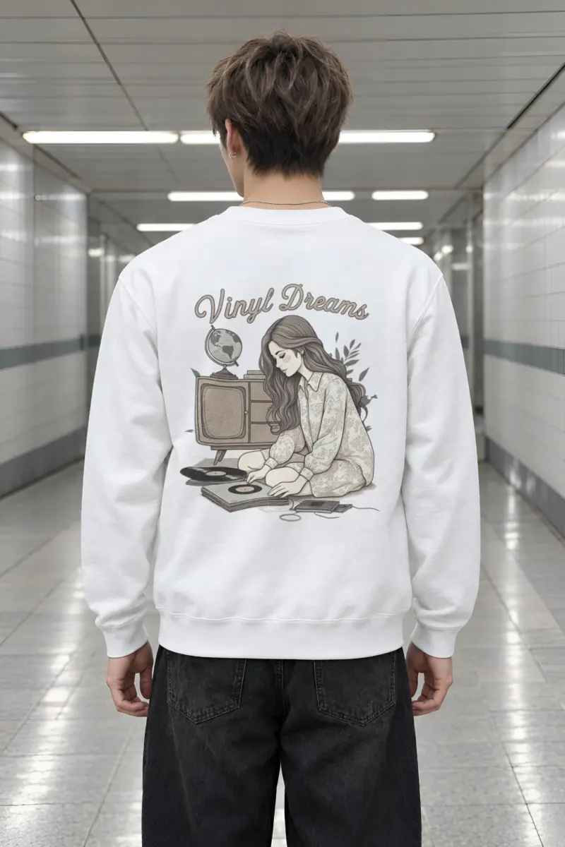 "Analog Study" Heavy Blend Unisex Crewneck Sweatshirt