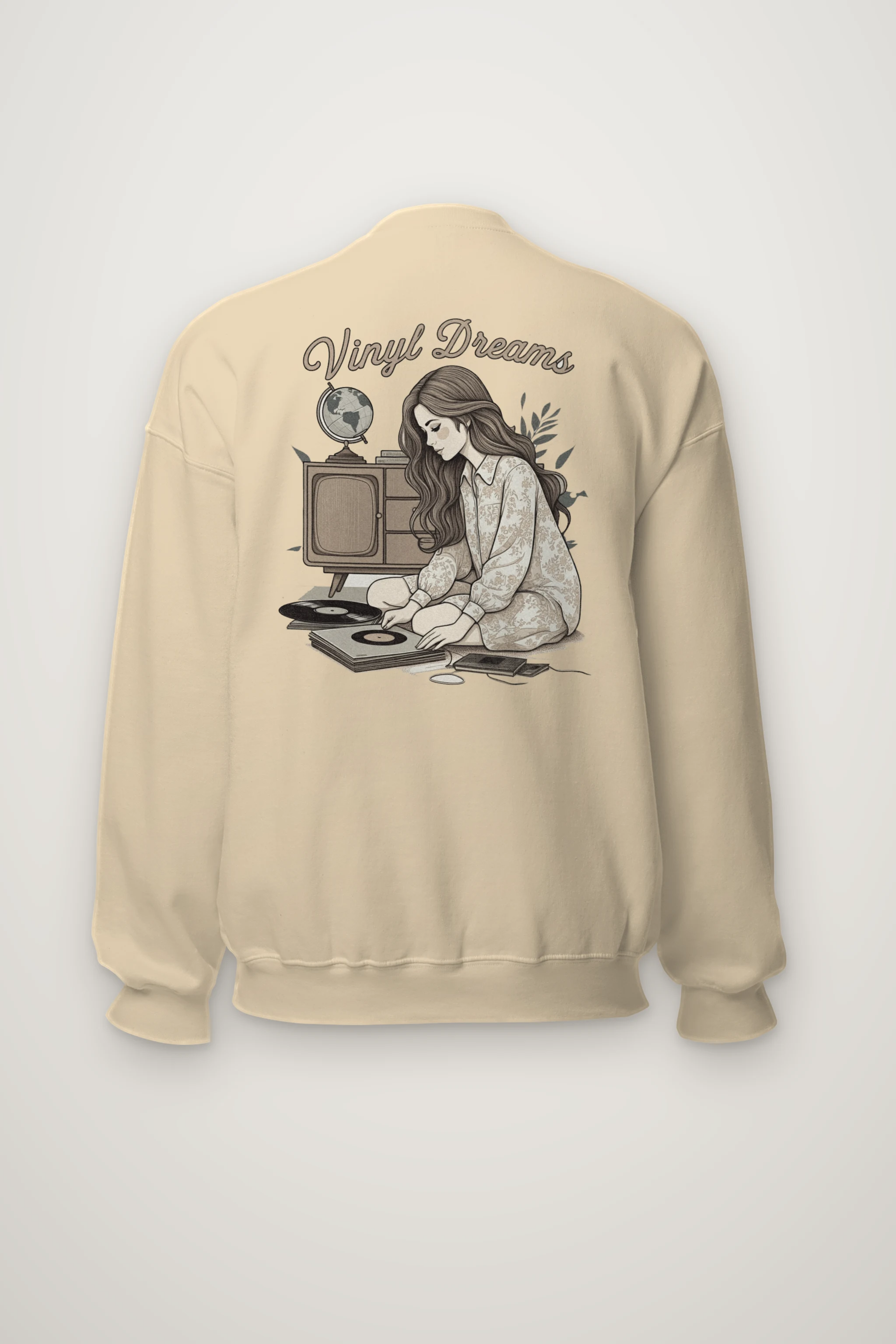 "Analog Study" Heavy Blend Unisex Crewneck Sweatshirt