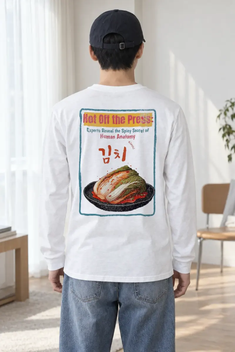 "Anatomy Of Kimchi" Unisex Longsleeve T-shirt