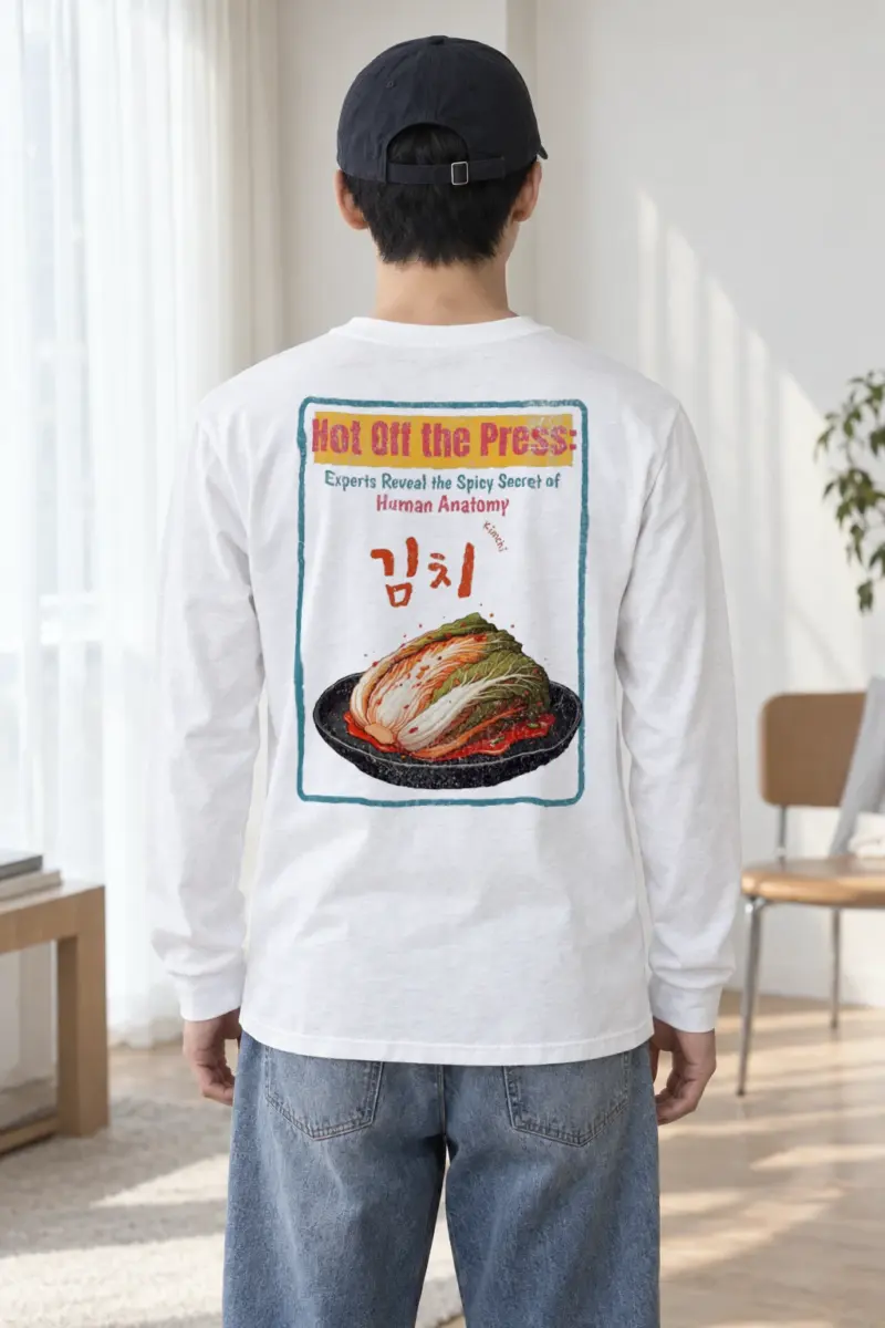 "Anatomy Of Kimchi" Unisex Longsleeve T-shirt