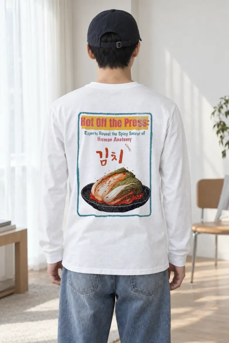 "Anatomy Of Kimchi" Unisex Longsleeve T-shirt