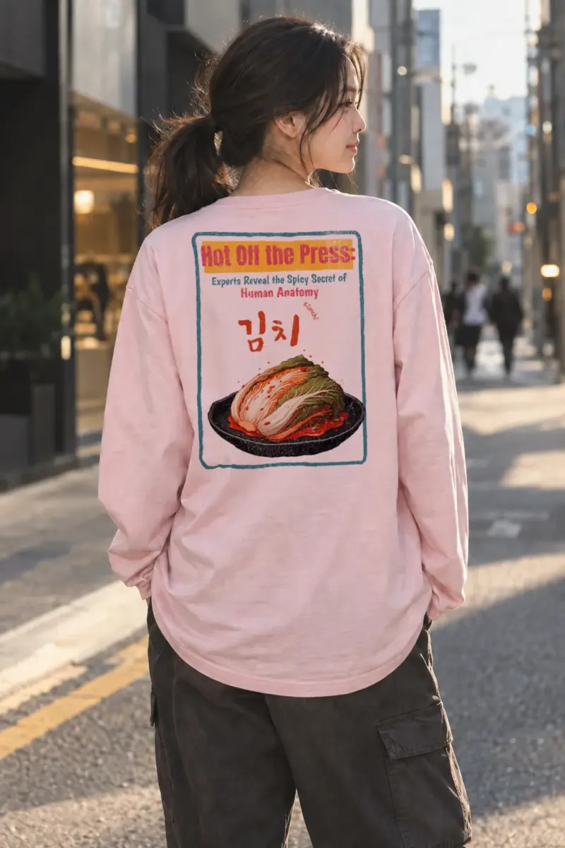 "Anatomy Of Kimchi" Unisex Longsleeve T-shirt | Gildan 2400