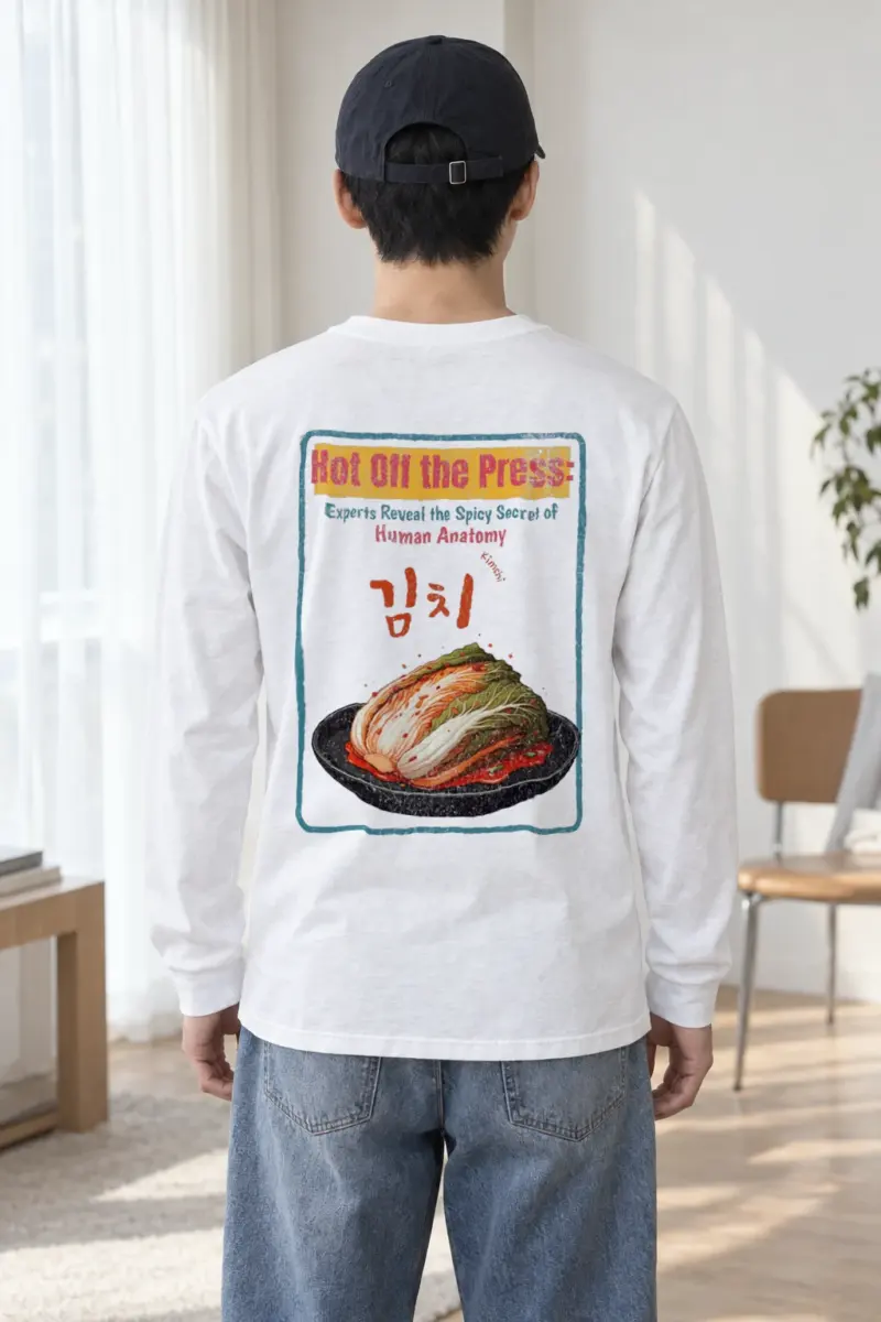 "Anatomy Of Kimchi" Unisex Longsleeve T-shirt