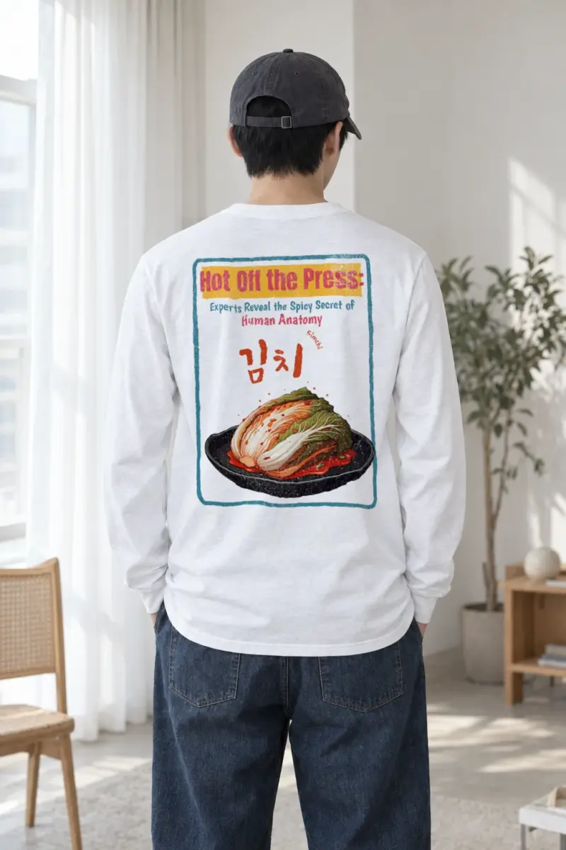 "Anatomy Of Kimchi" Unisex Longsleeve T-shirt | Gildan 2400