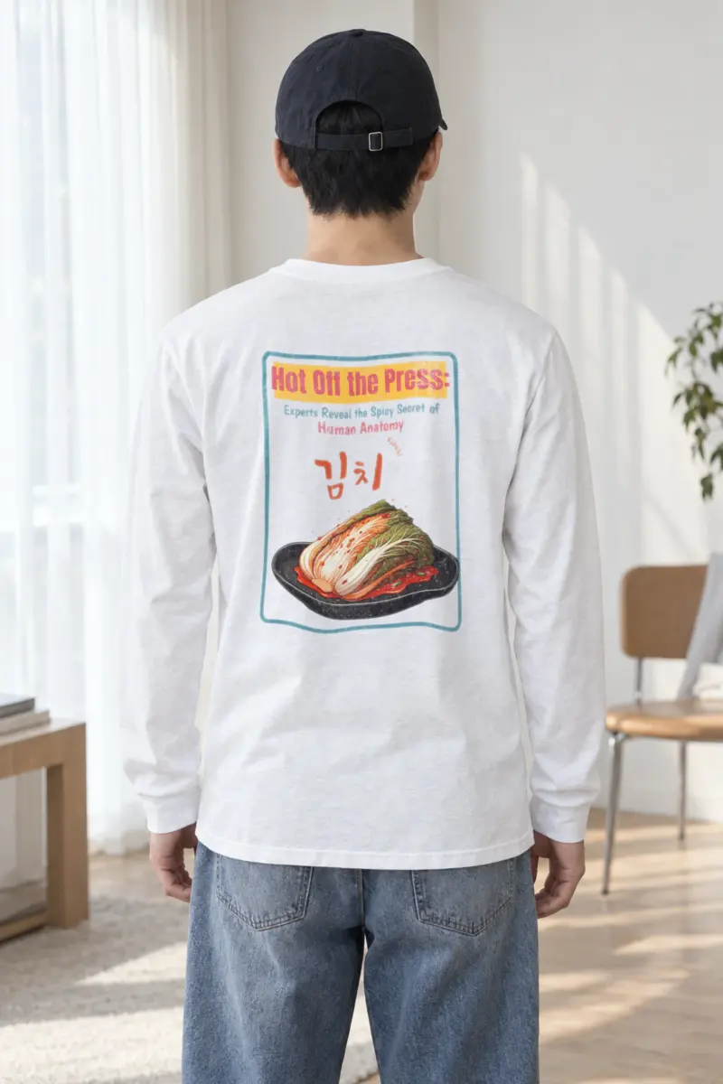 "Anatomy Of Kimchi" Unisex Longsleeve T-shirt