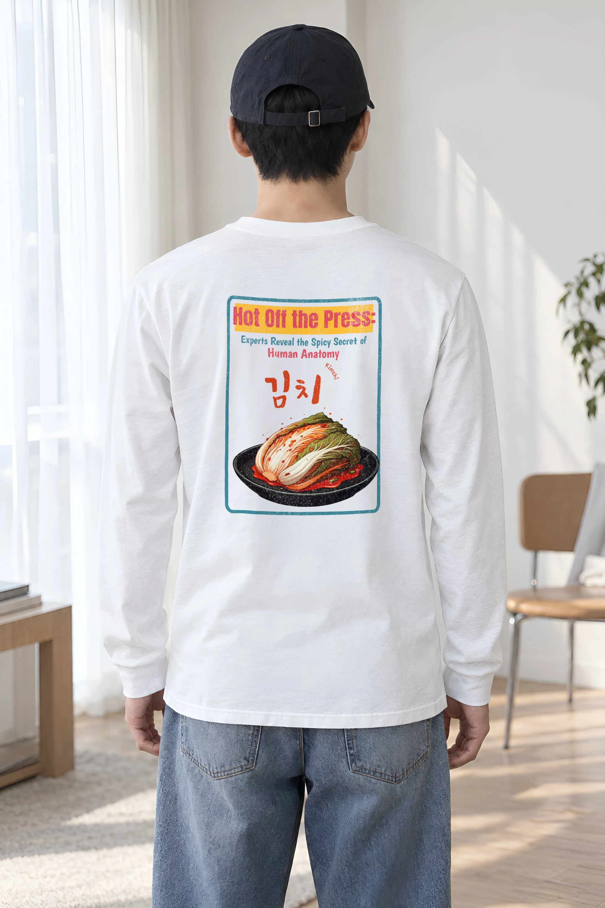"Anatomy Of Kimchi" Unisex Longsleeve T-shirt