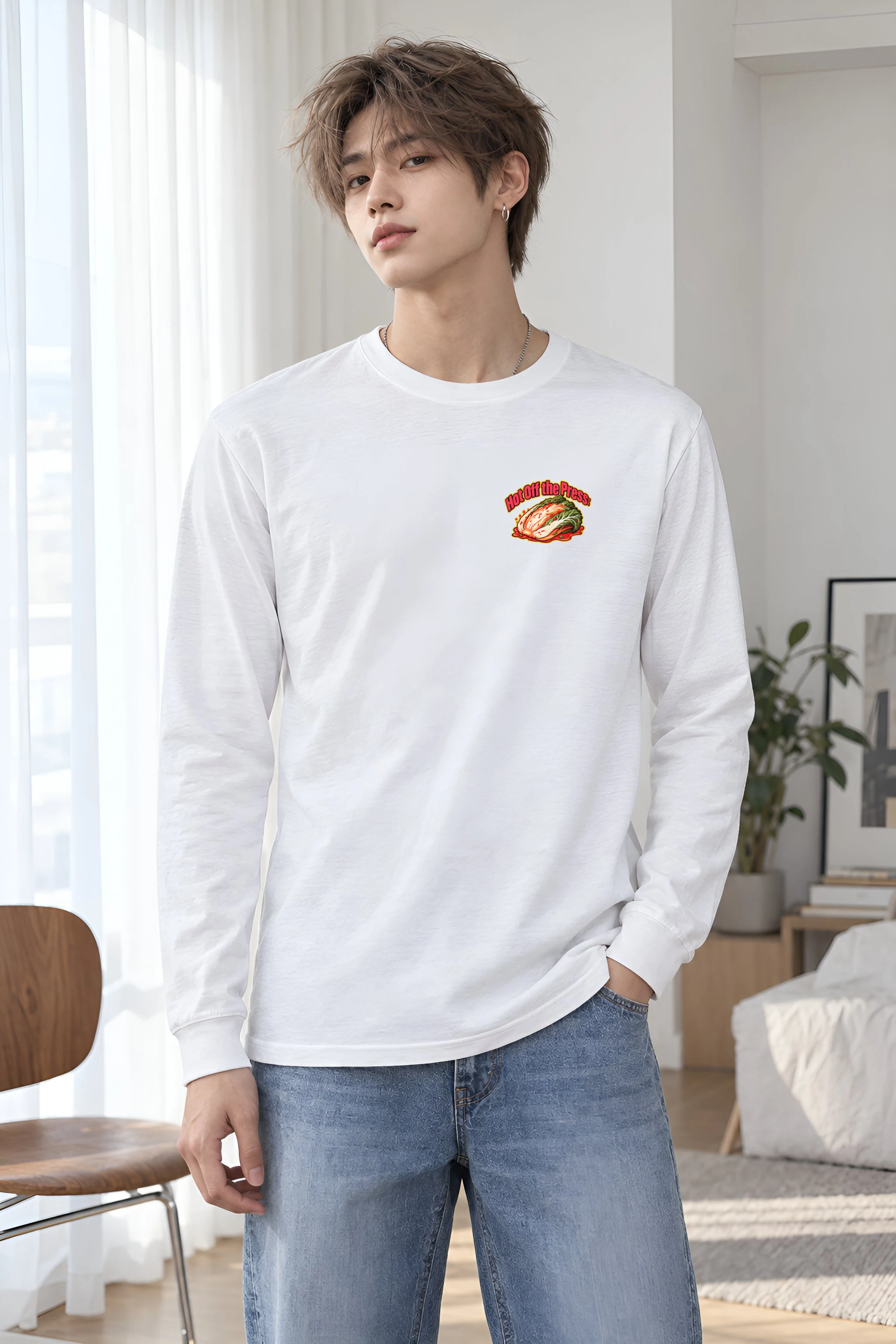 "Anatomy Of Kimchi" Unisex Longsleeve T-shirt